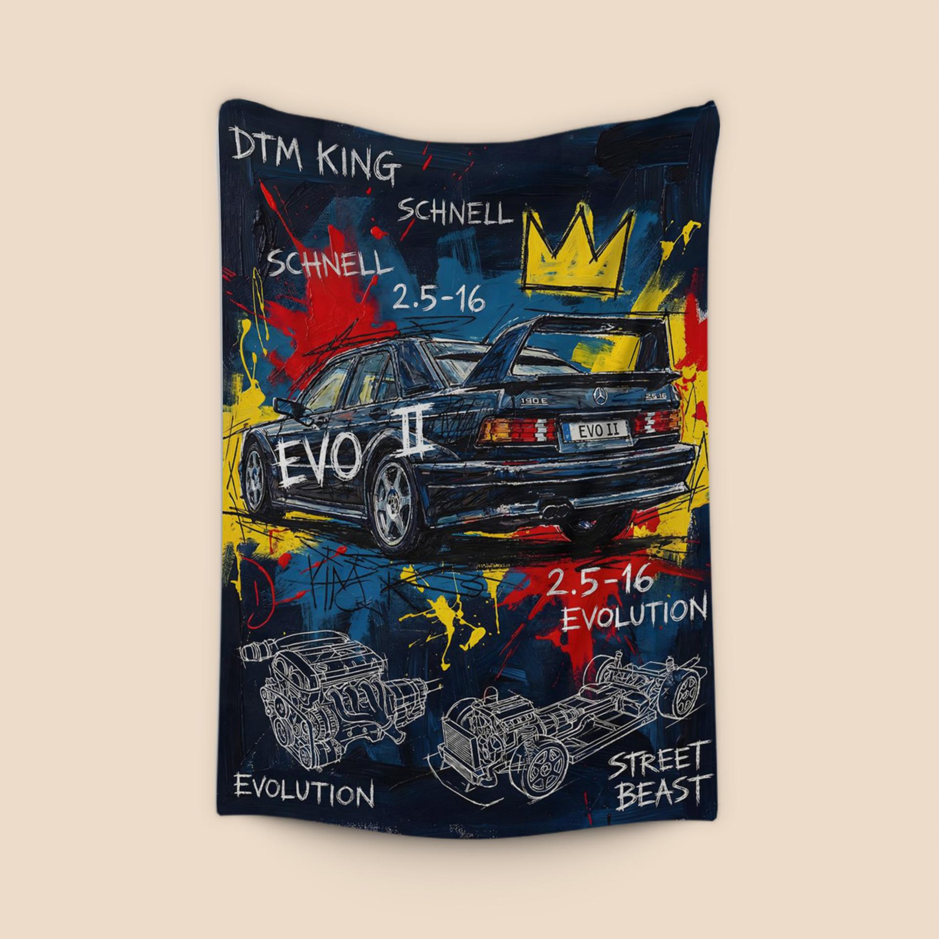 Mercedes 190E Evo II: Neo-Expressionist Street Beast