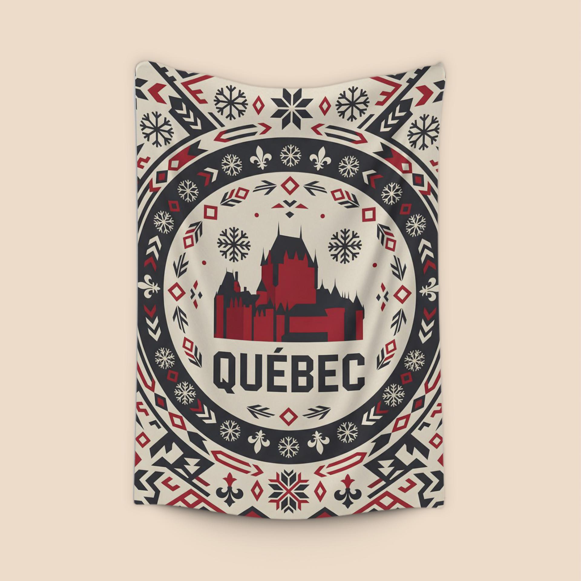Quebec Winter Folk Mandala