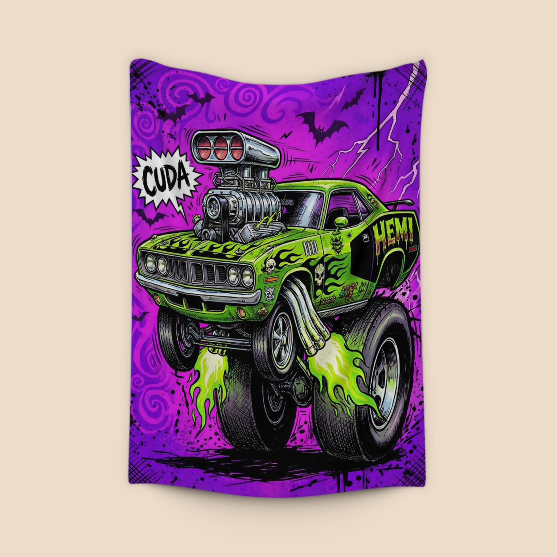 Spooky HEMI Cuda: Lowbrow Monster Muscle