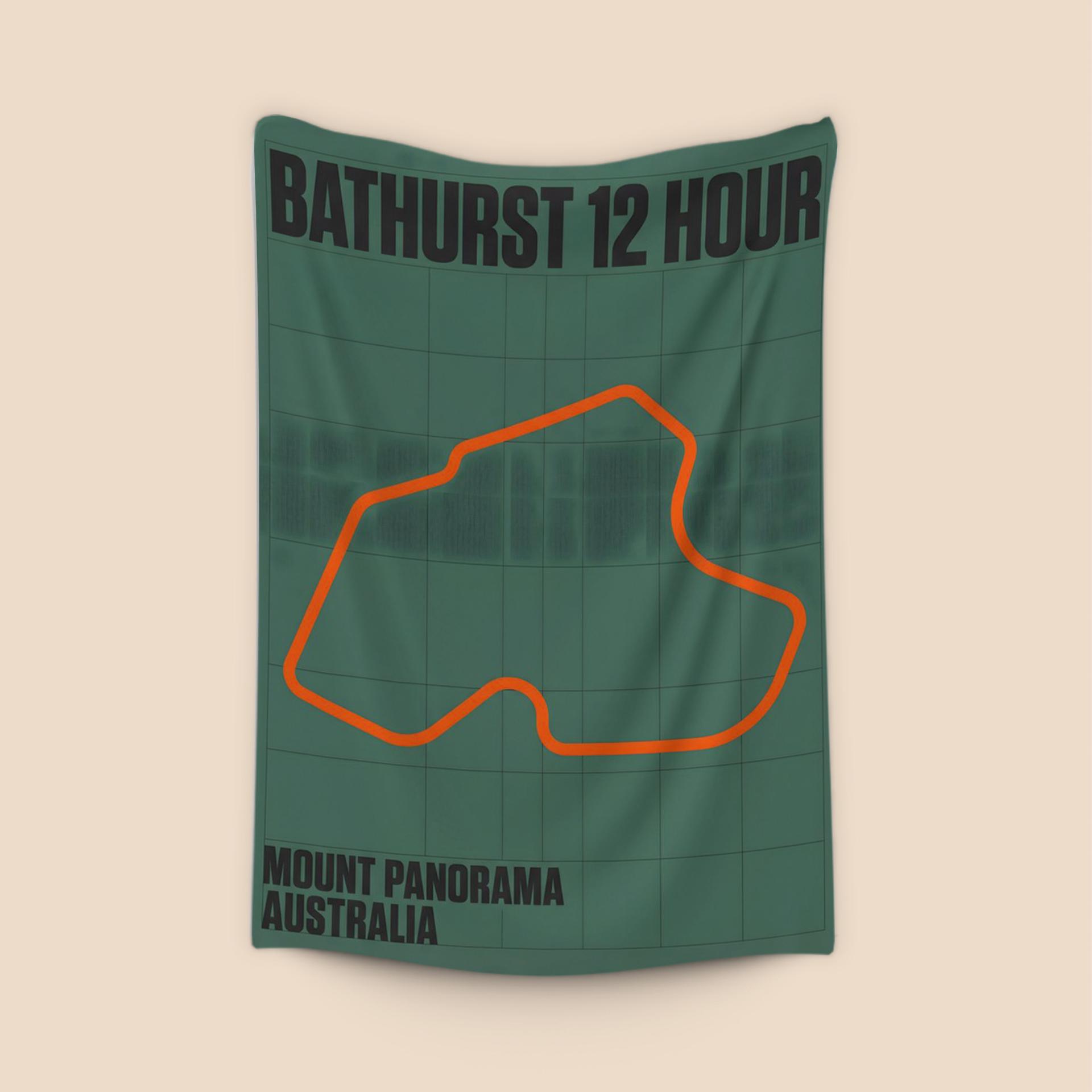 Bathurst 12 Hour: Minimalist Mount Panorama Track Map