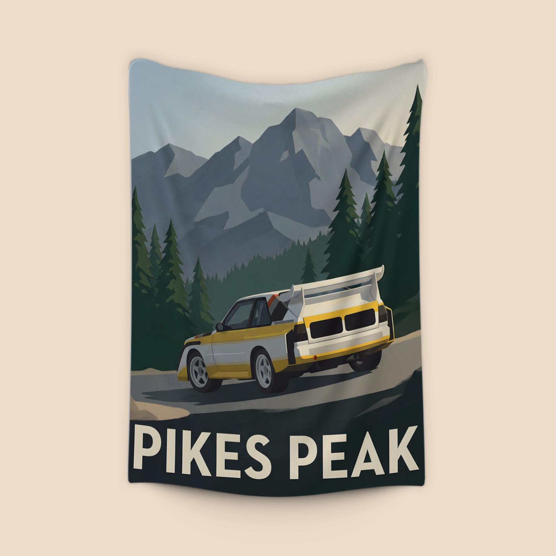 Pikes Peak Legend: Audi Sport Quattro S1 Poster