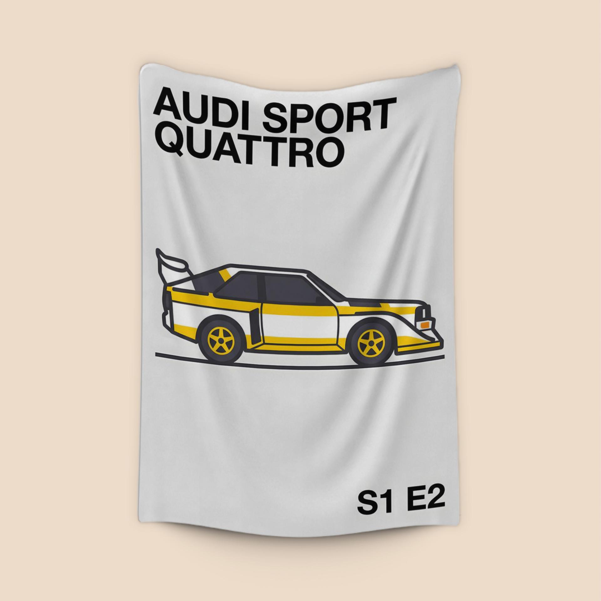 Audi Sport Quattro S1 E2: Minimalist Group B Rally Legend