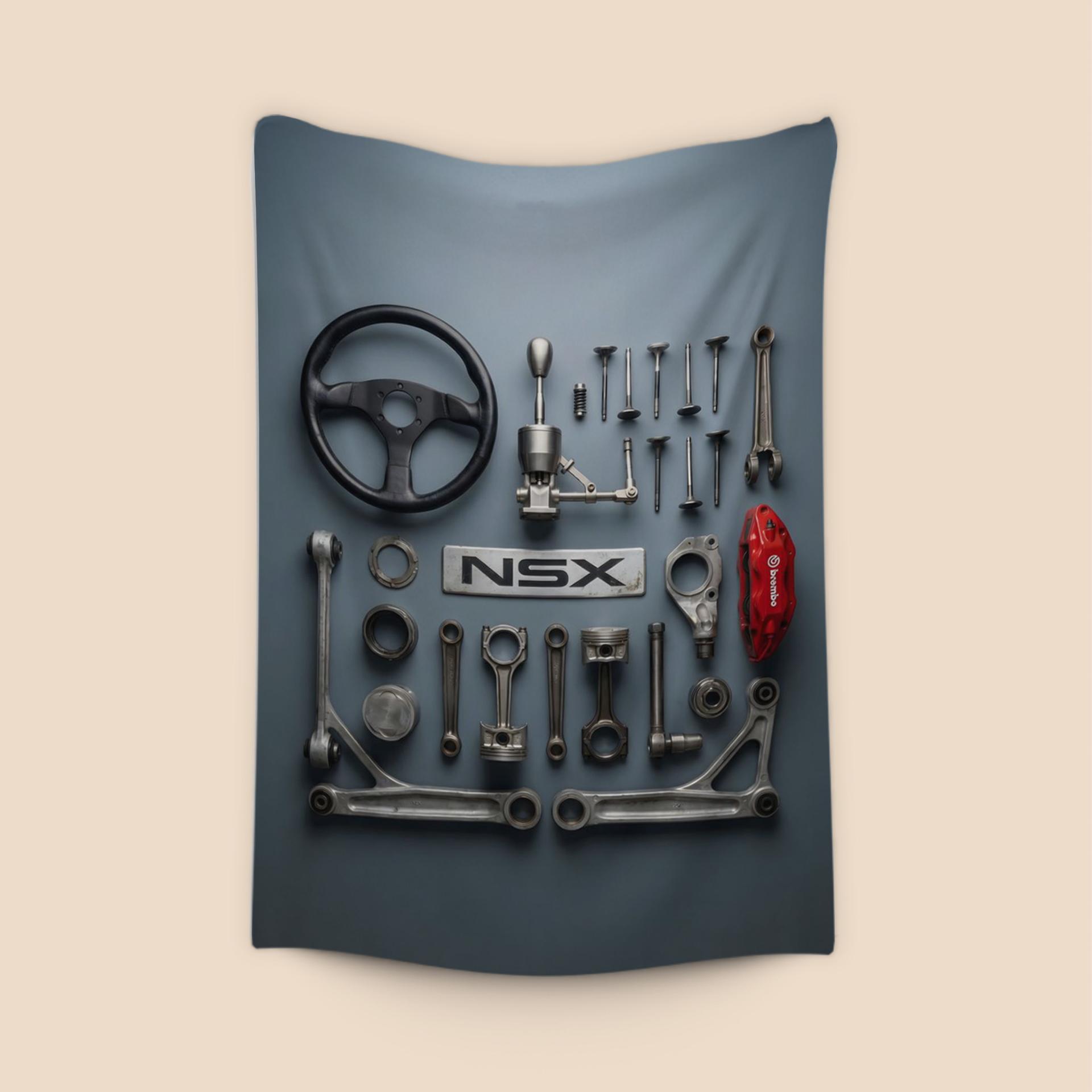 Honda NSX Component Knolling