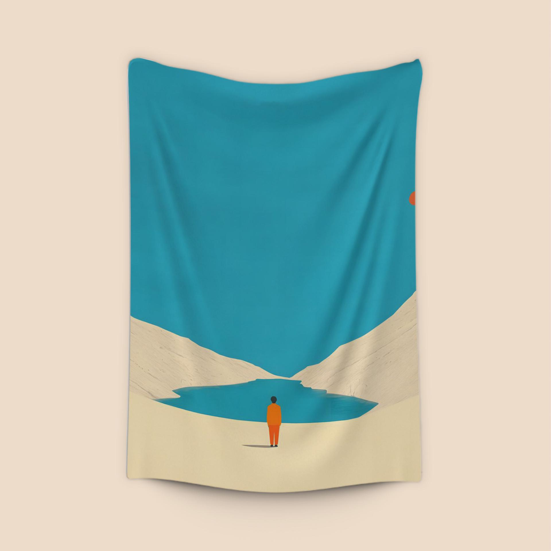 Minimalist Desert Oasis