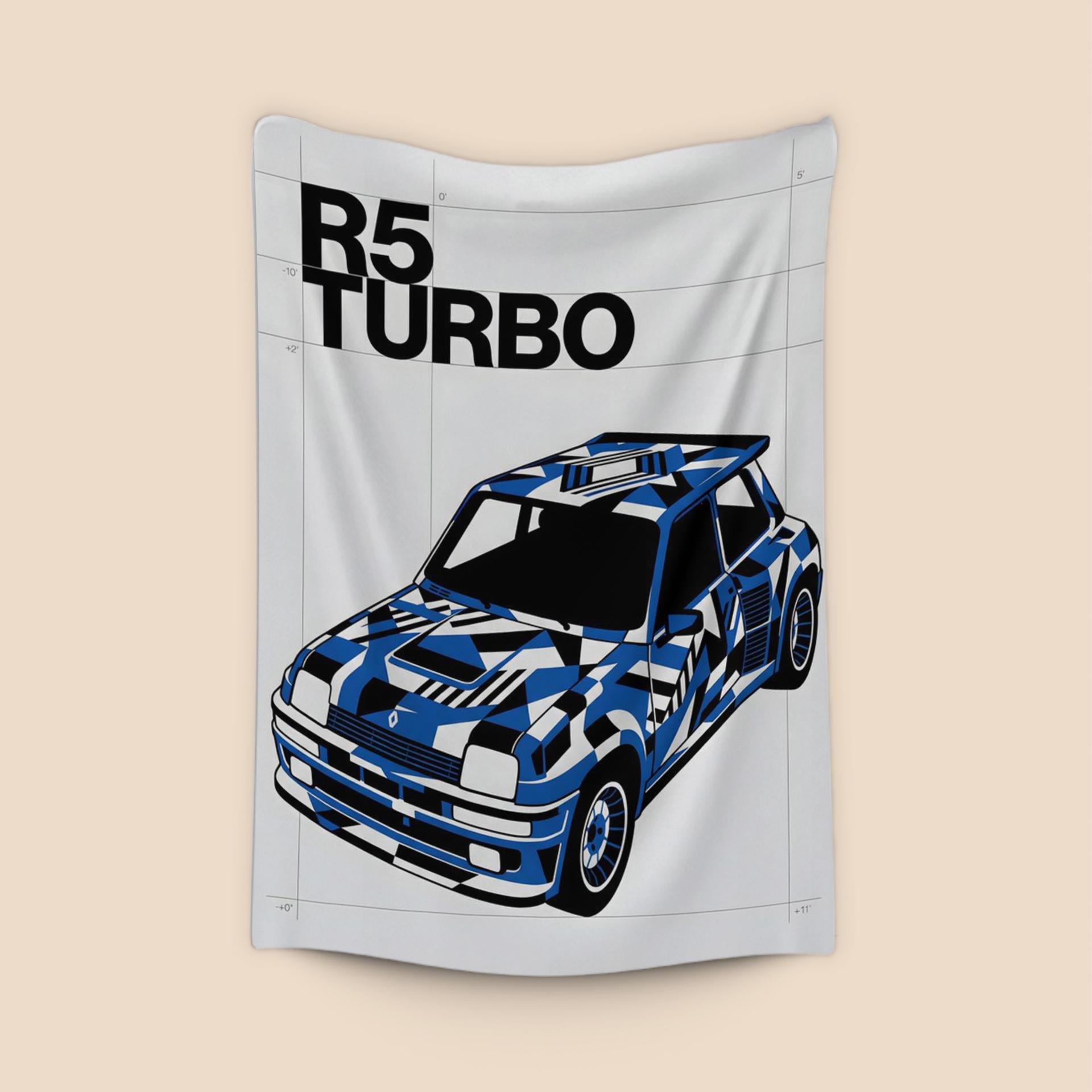 Renault R5 Turbo Dazzle Camouflage Graphic