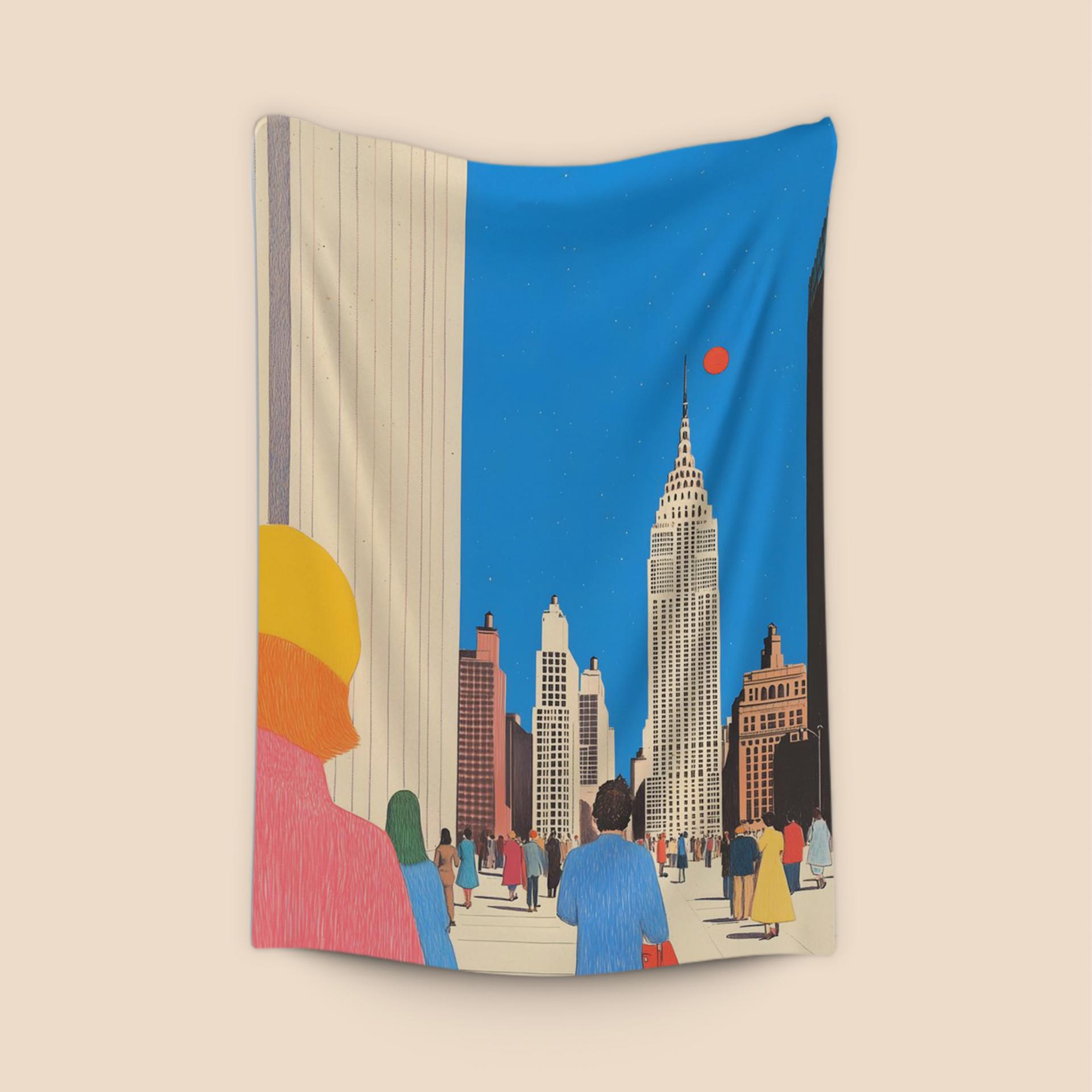 Red Sun Over Manhattan