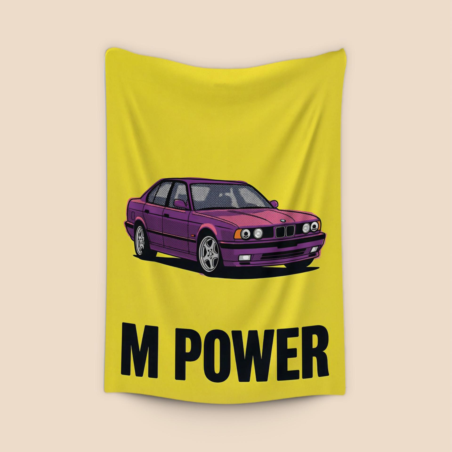 BMW E34 M5: M Power Pop Art Yellow