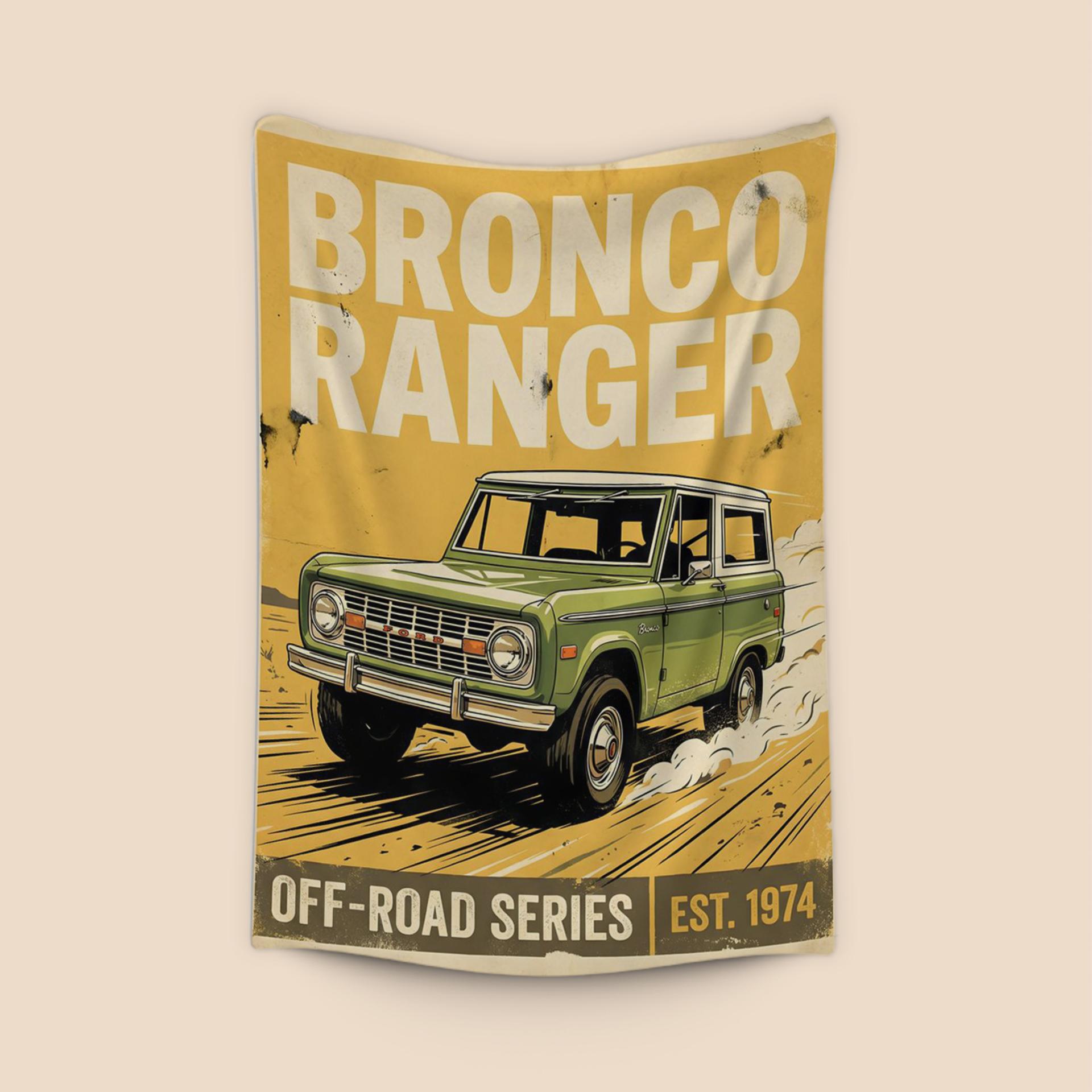 1974 Ford Bronco Ranger Off-Road Poster