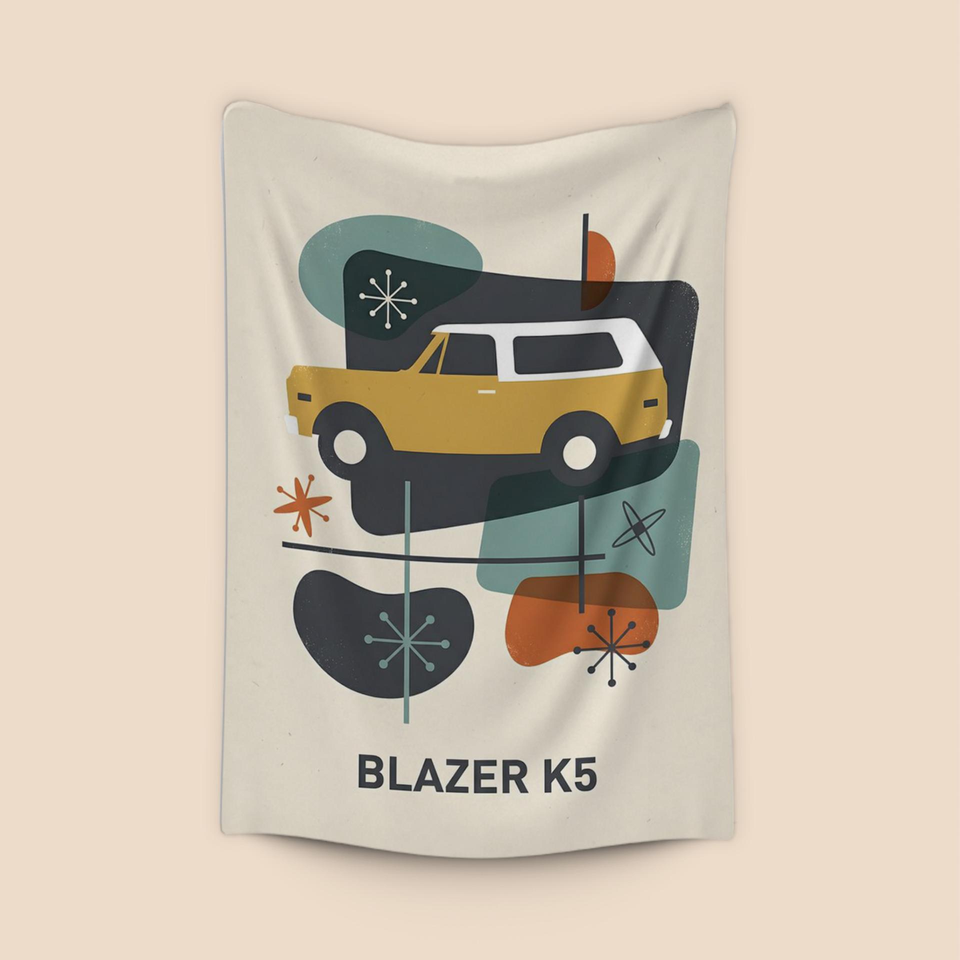 K5 Blazer Mid-Century Modern Abstract