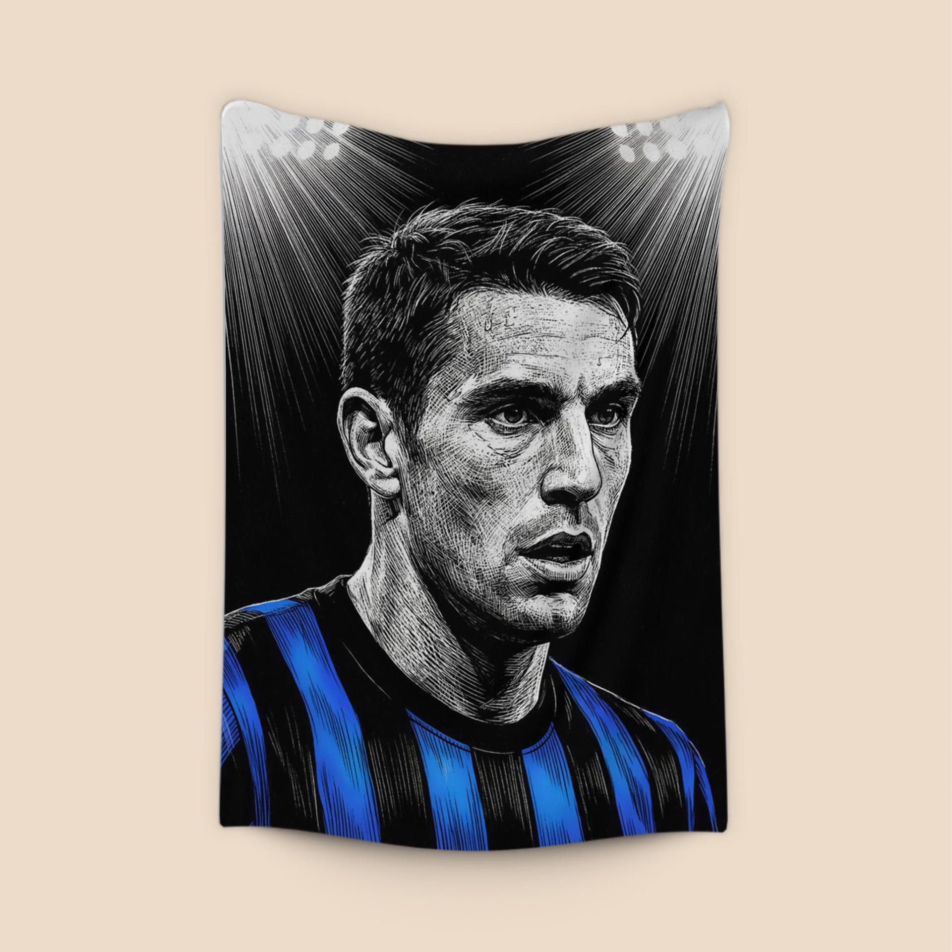 Alessandro Bastoni - Inter Milan Engraved Portrait