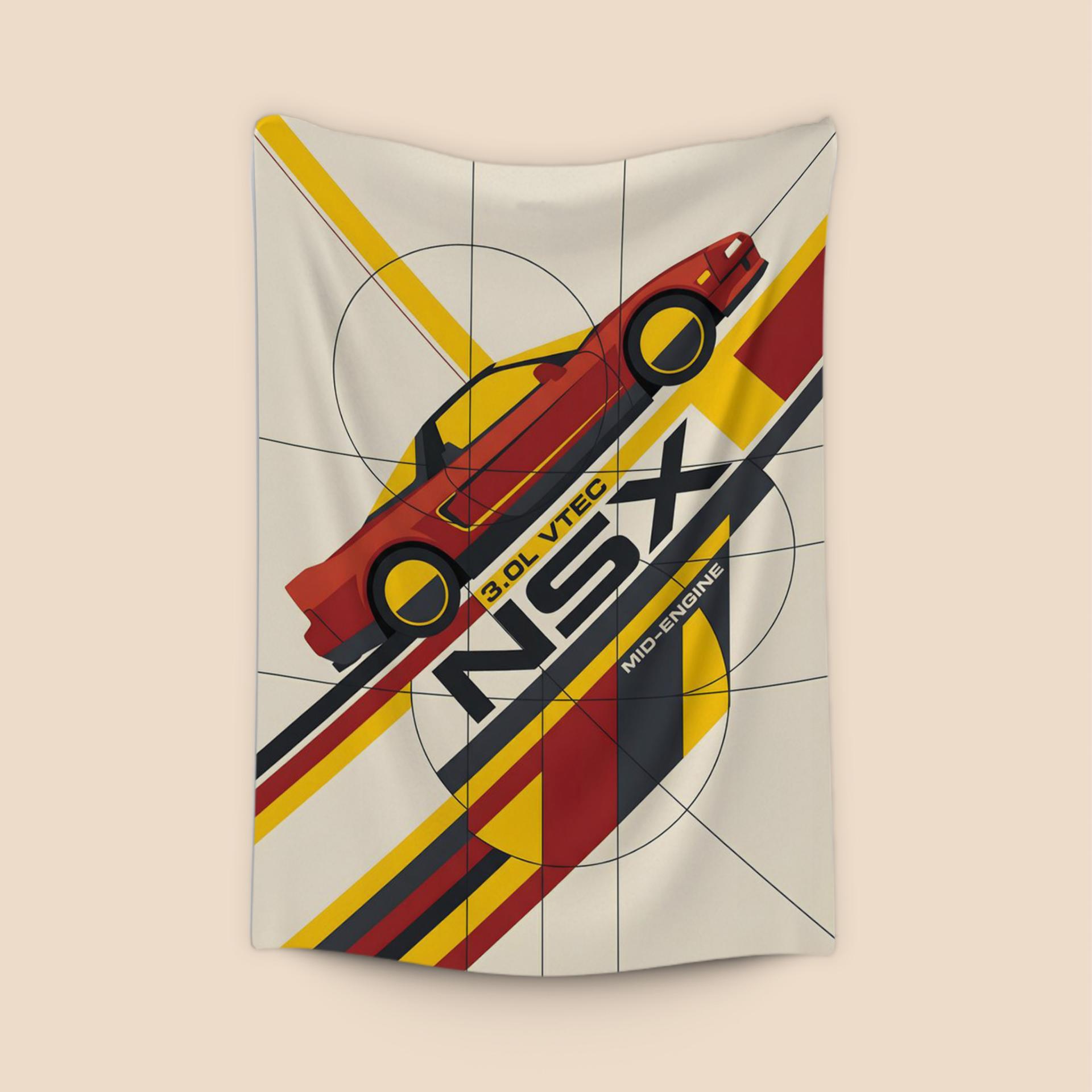 Geometric Rhythm: Honda NSX VTEC