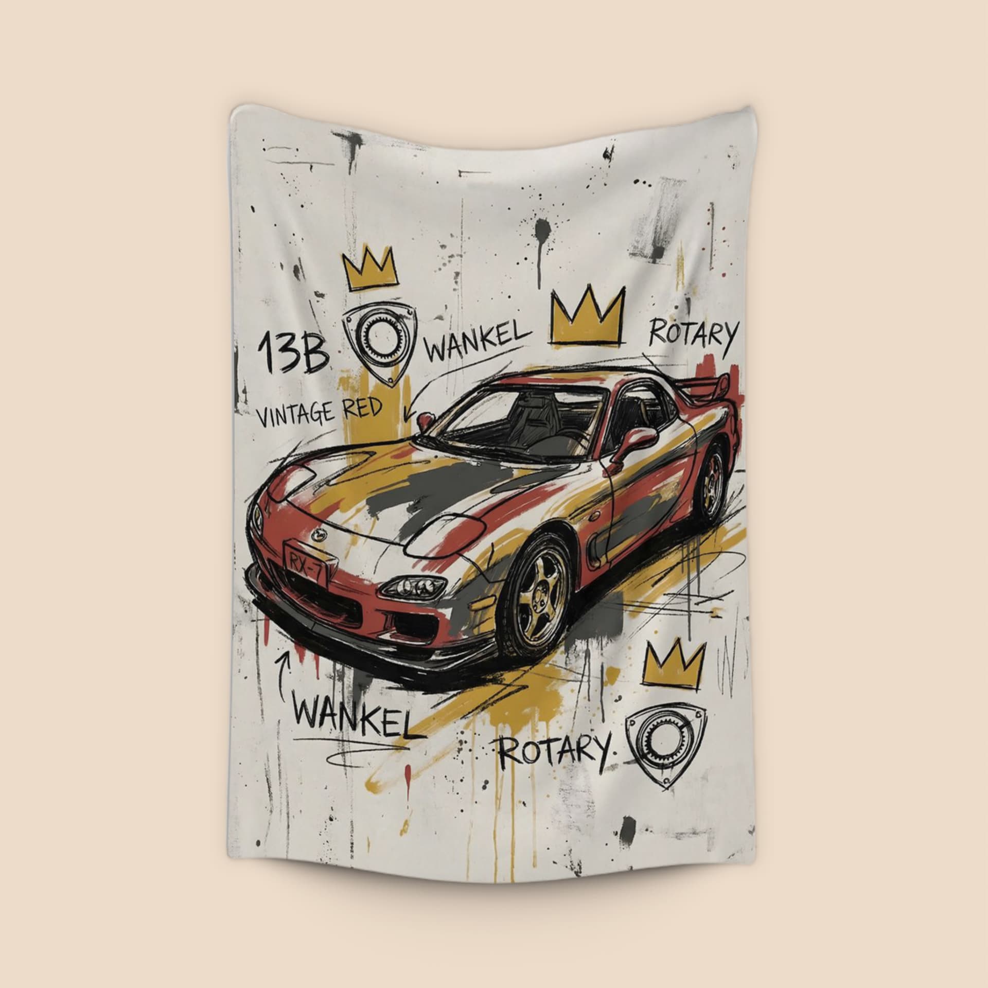 Rotary Crown: Mazda RX-7 FD Basquiat Tribute
