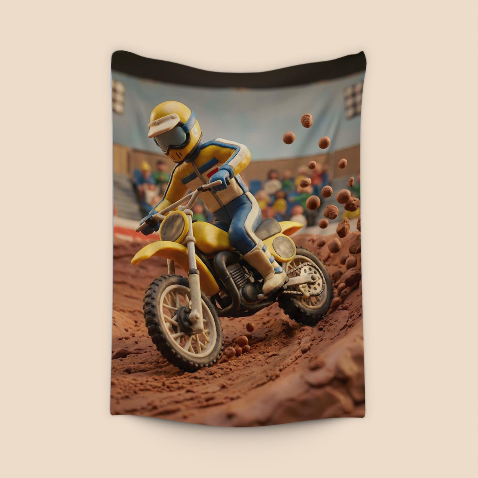 Mud and Clay: The Yellow Racer's High-Speed Berm