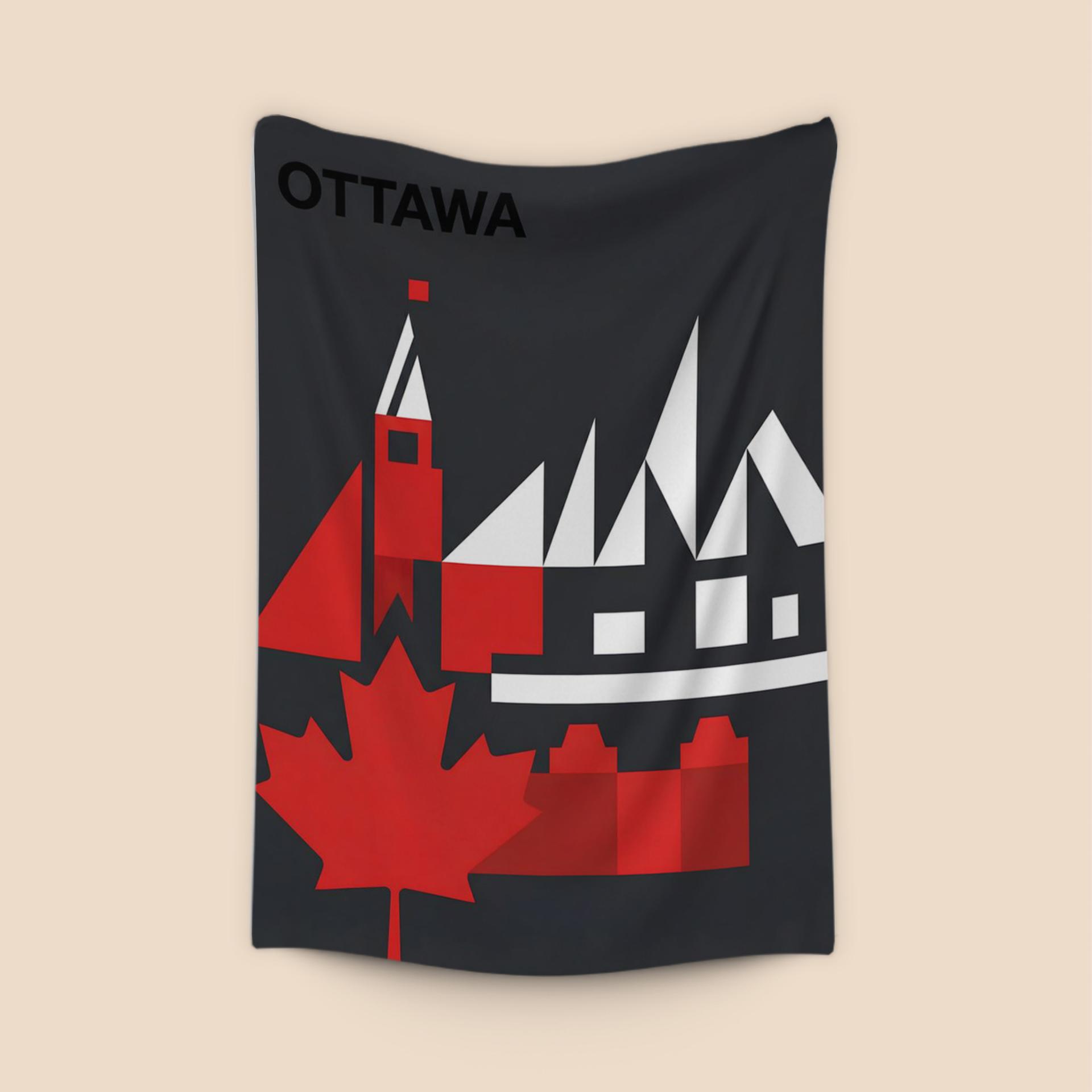 Ottawa Geometric Capital: Parliament Hill & National Gallery