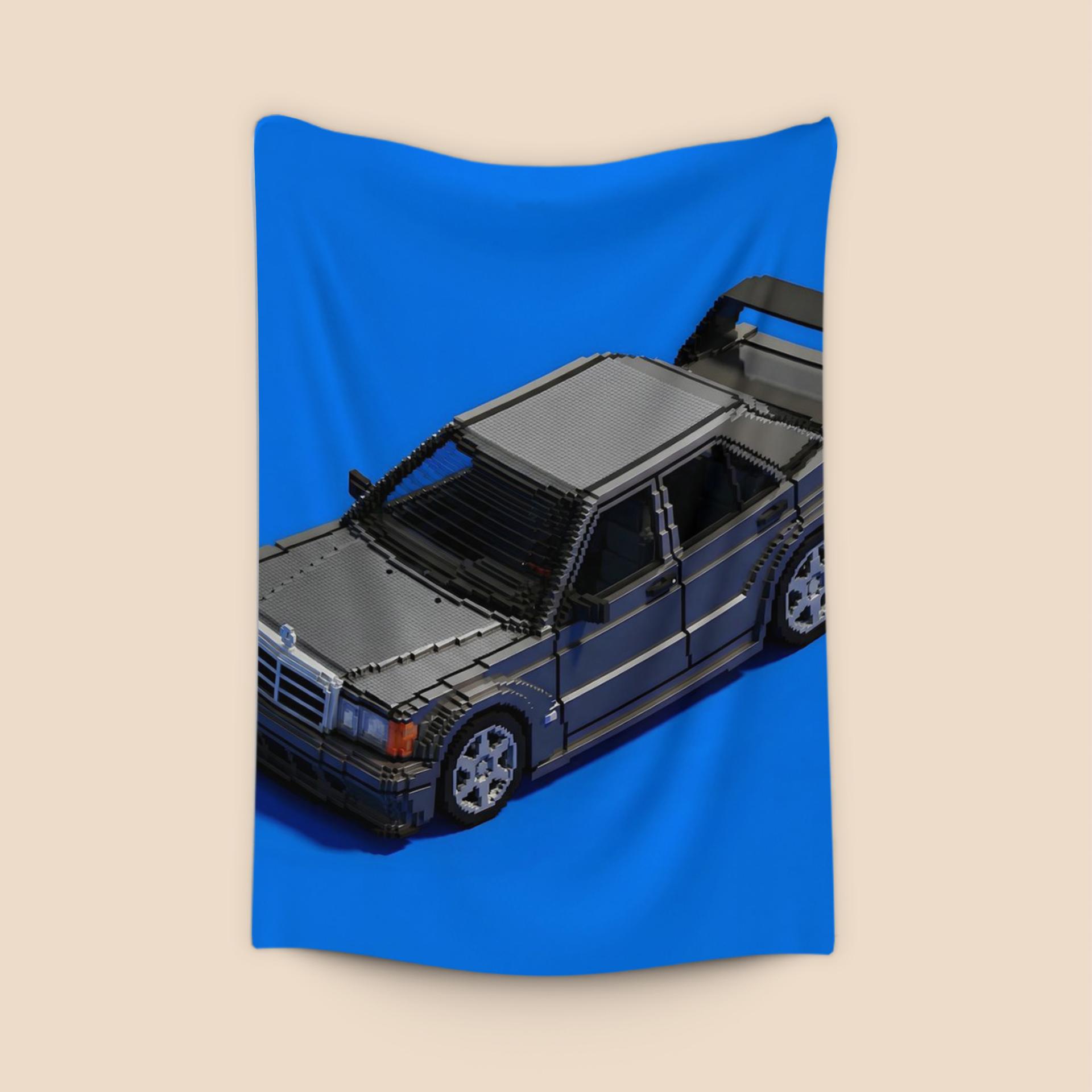 Mercedes 190E Evolution II Voxel Art