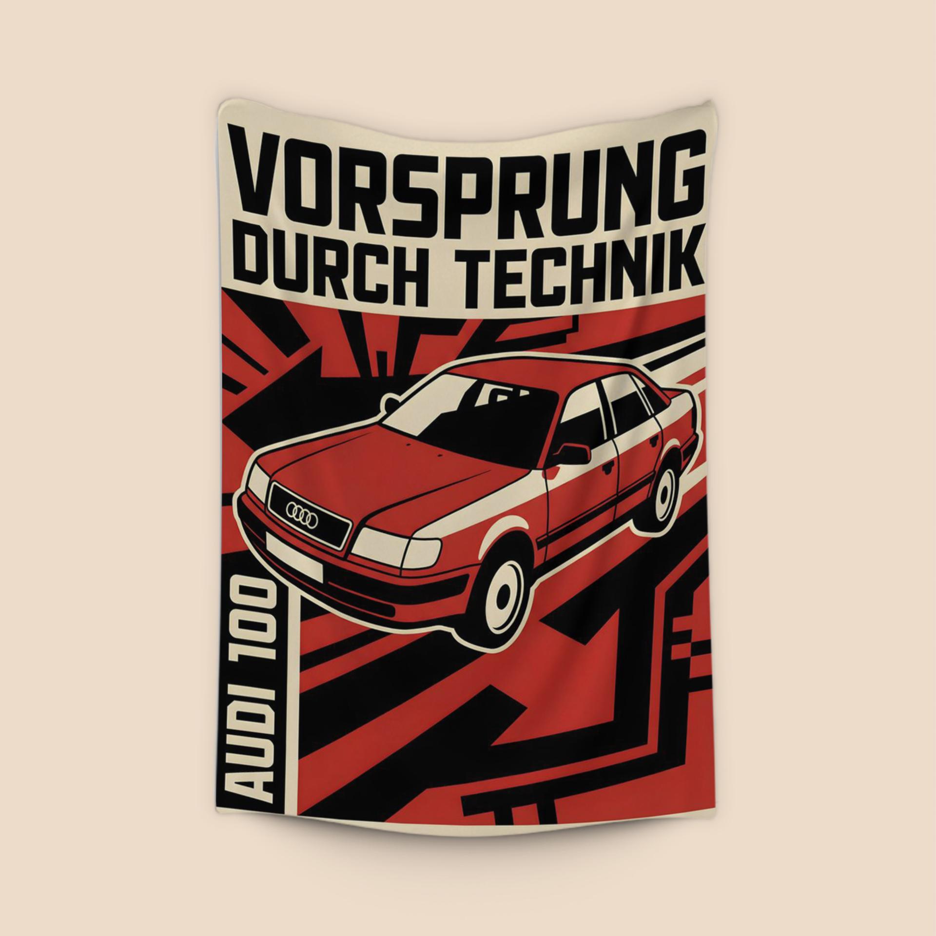 Audi 100: Constructivist Engineering Tribute