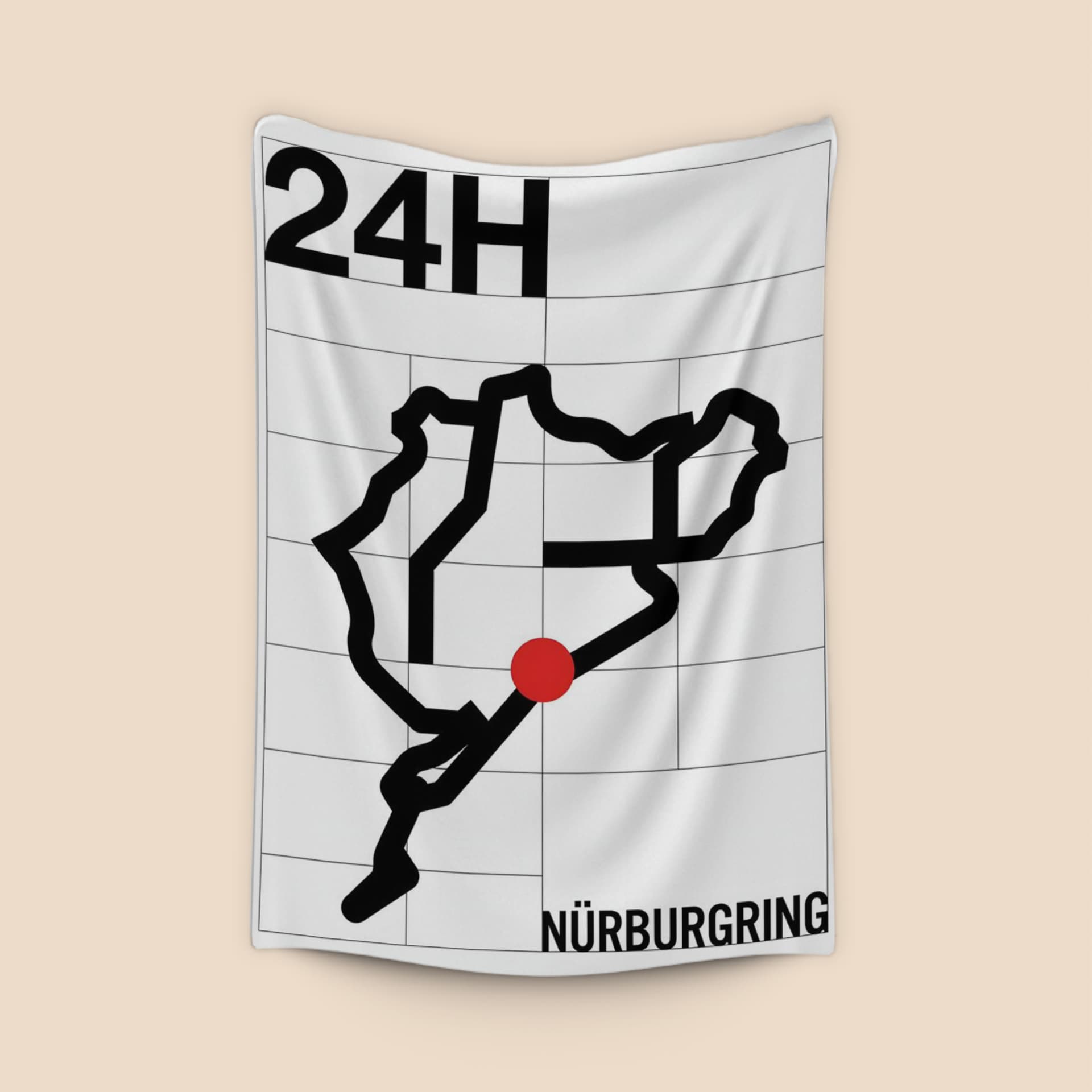 Nürburgring 24H Minimalist Circuit Map