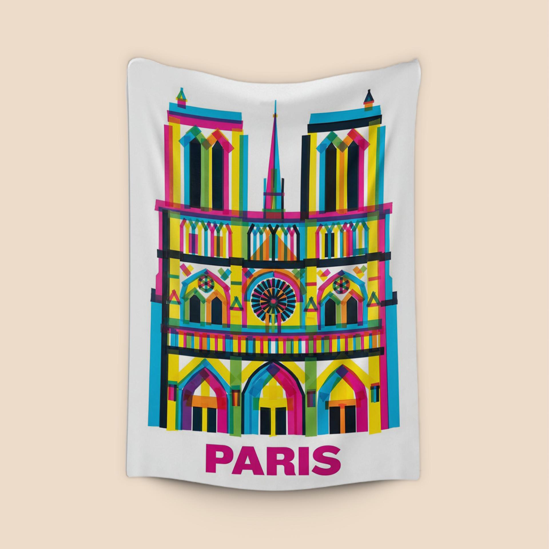 Notre-Dame de Paris Pop Art Facade