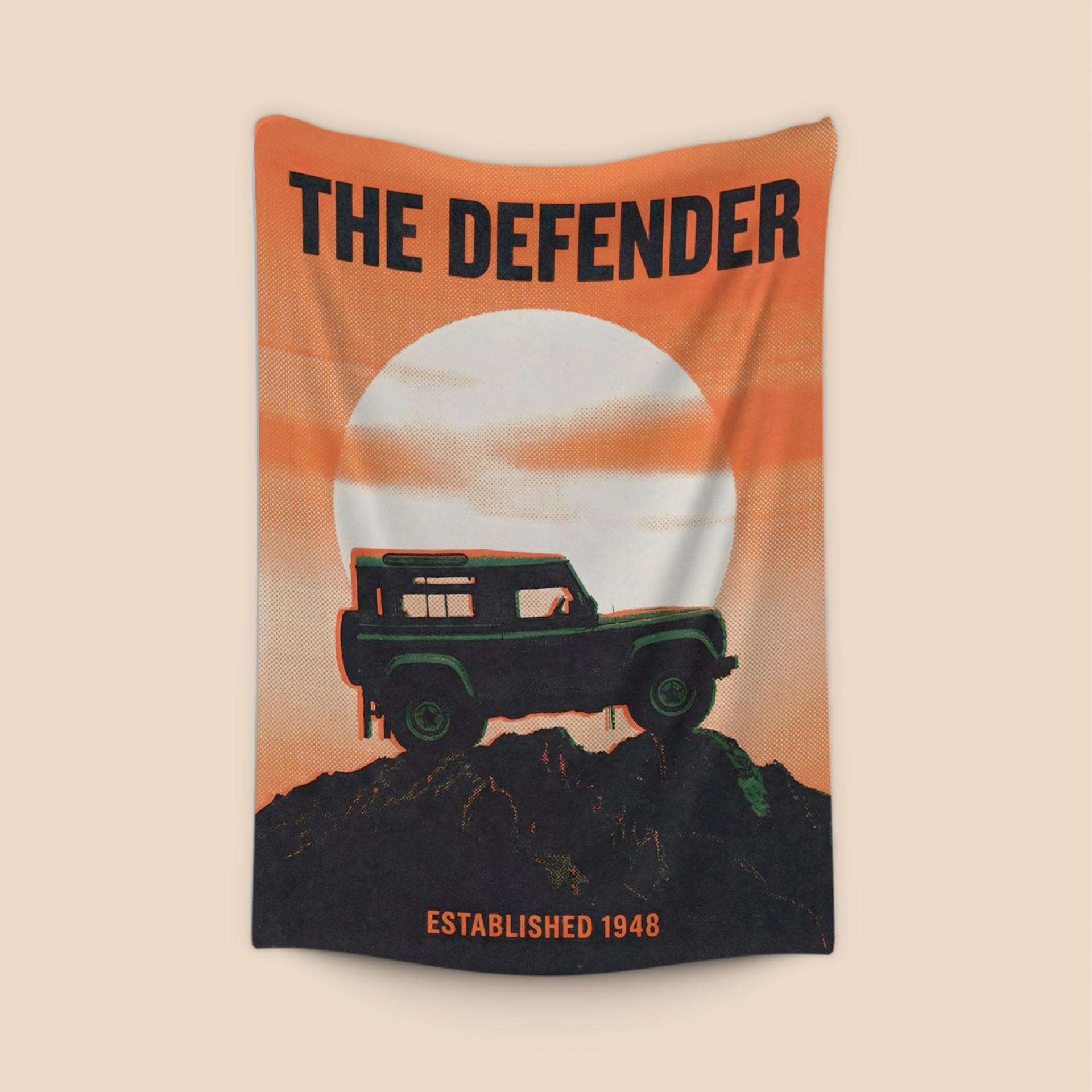 The Defender Established 1948 Retro Poster