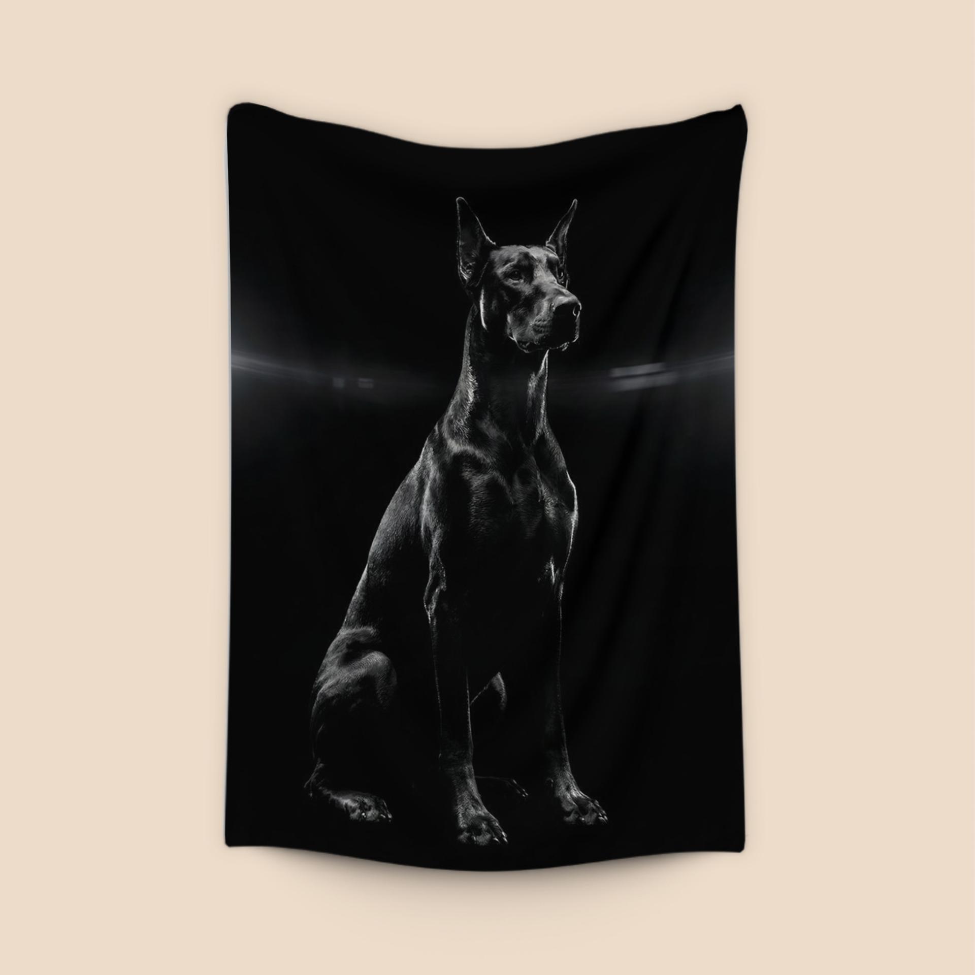 The Noble Shadow: Doberman Cinematic Portrait