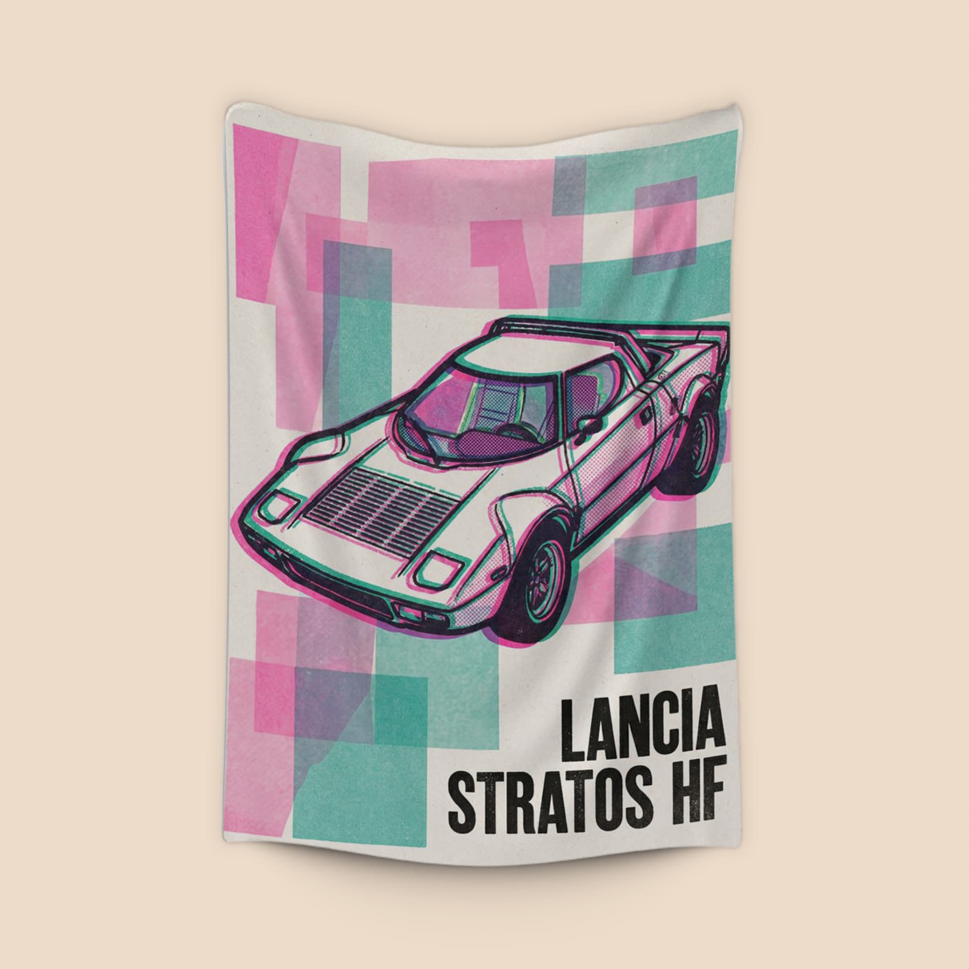 Lancia Stratos HF Risograph Edition