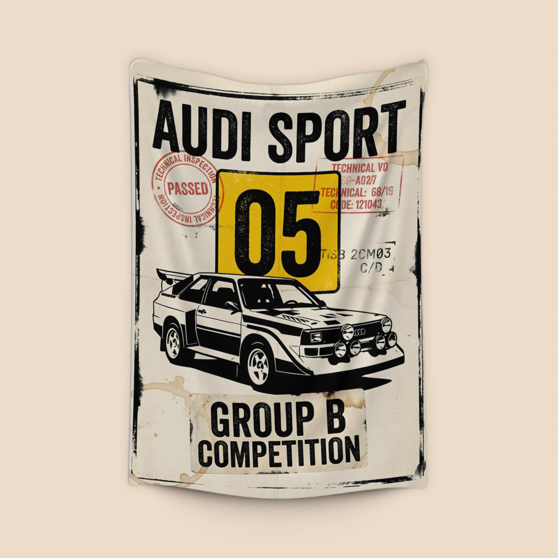 Audi Sport Quattro S1 Group B Competition Poster