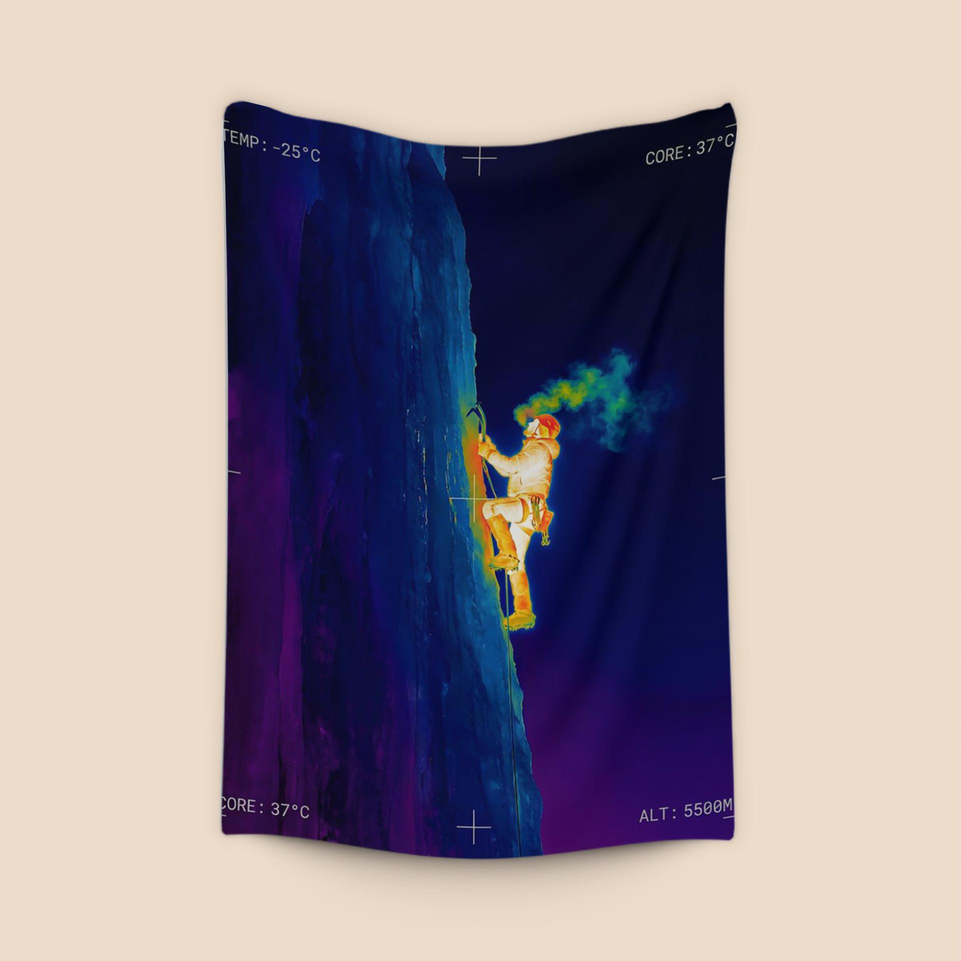 Core Heat: Extreme Altitude Ice Climbing Thermal Scan