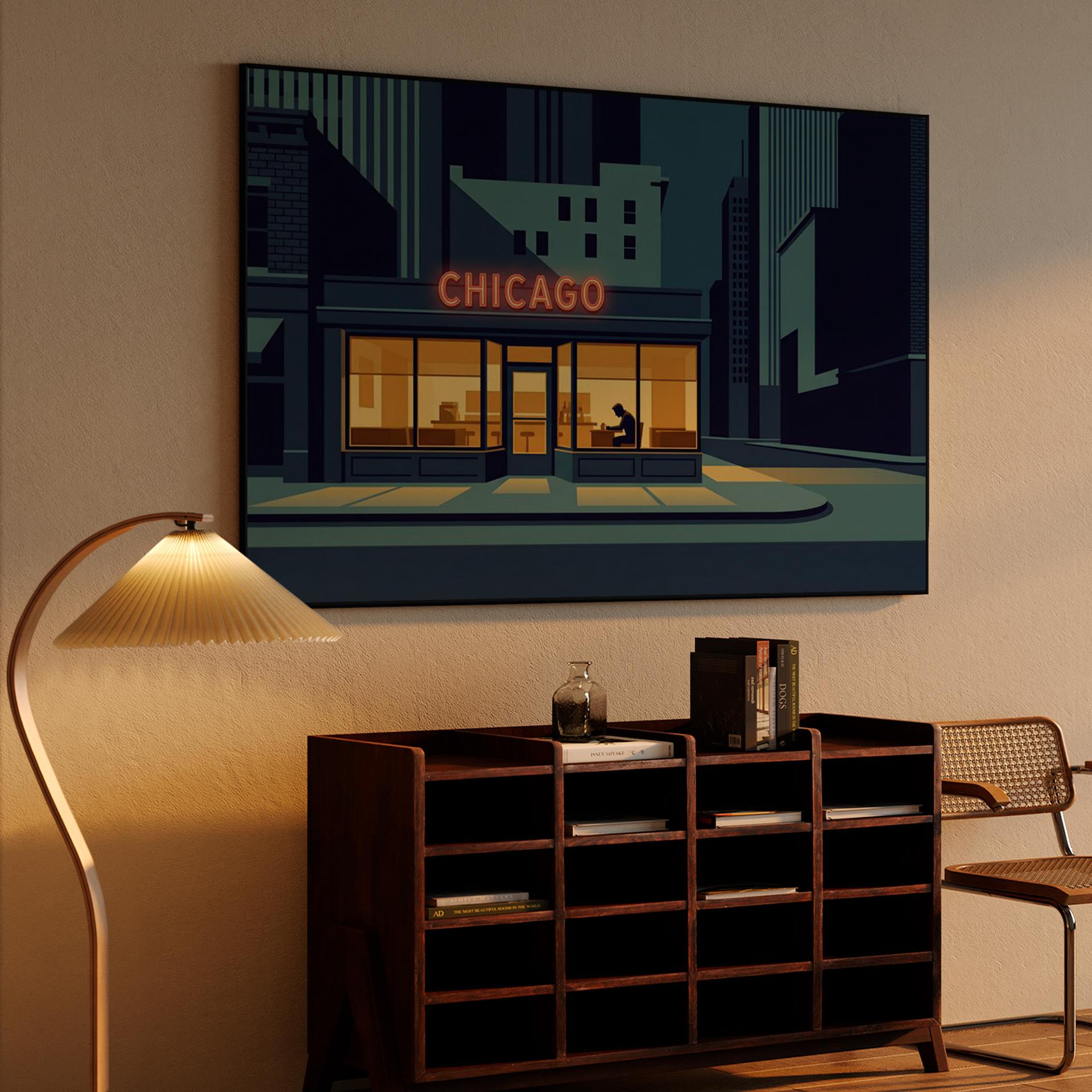 Nighthawks in Chicago: A Study in Solitude