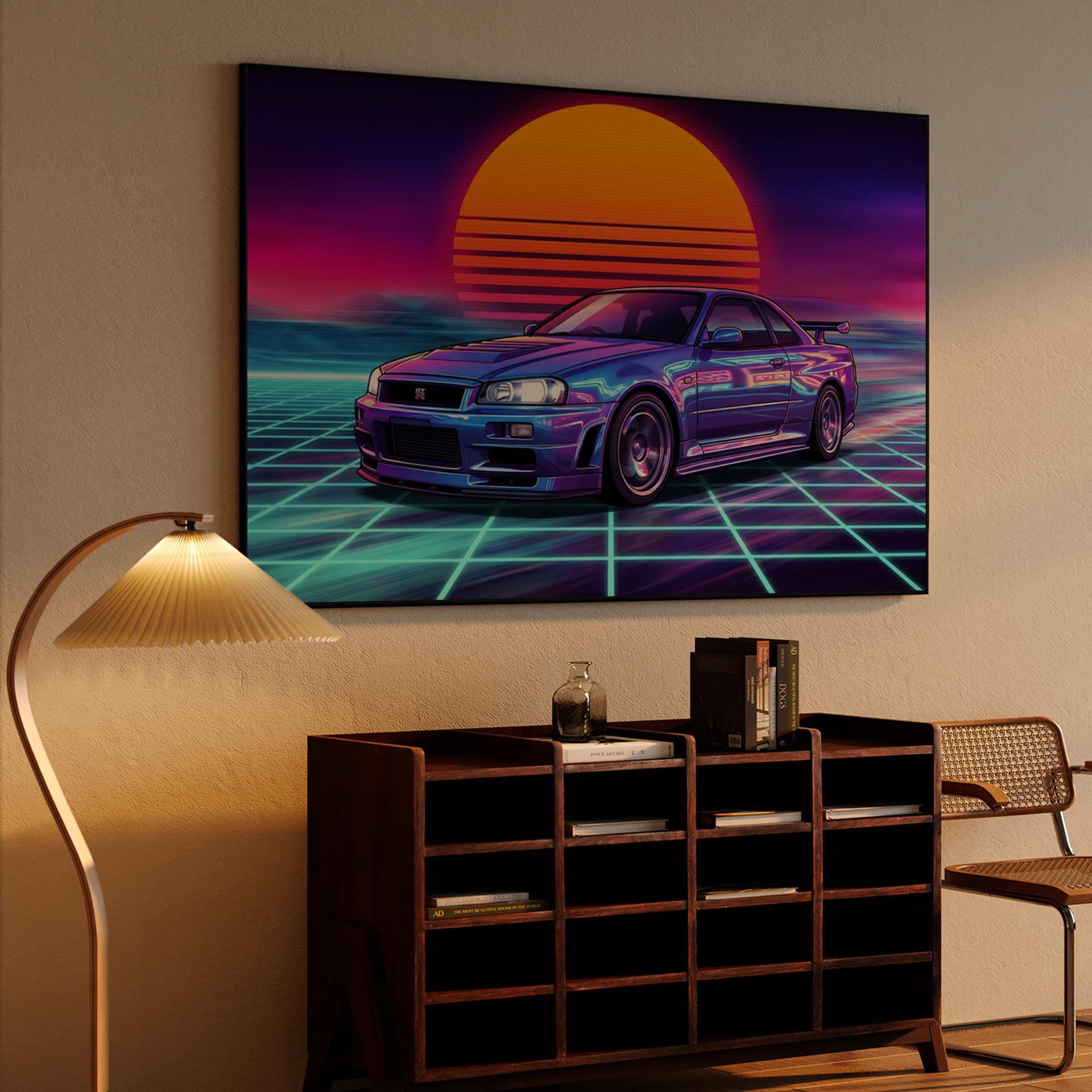 Neon Horizon Skyline GT-R R34