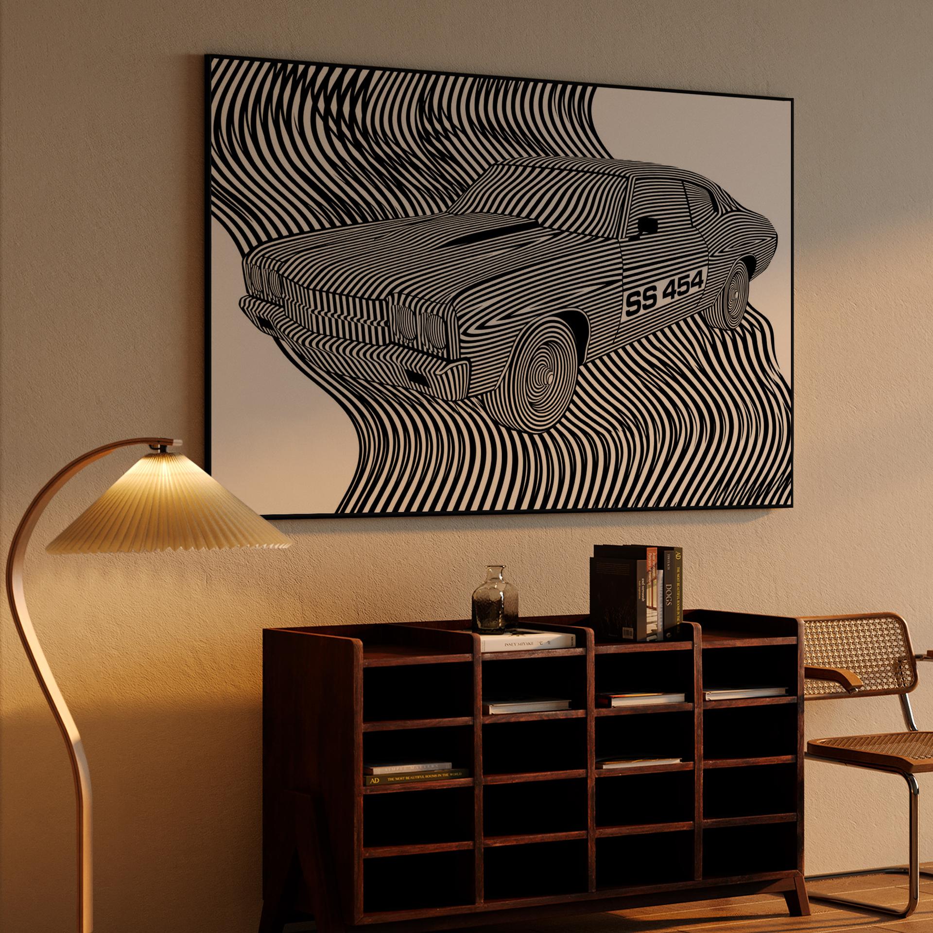 Chevelle SS 454 Optical Illusion