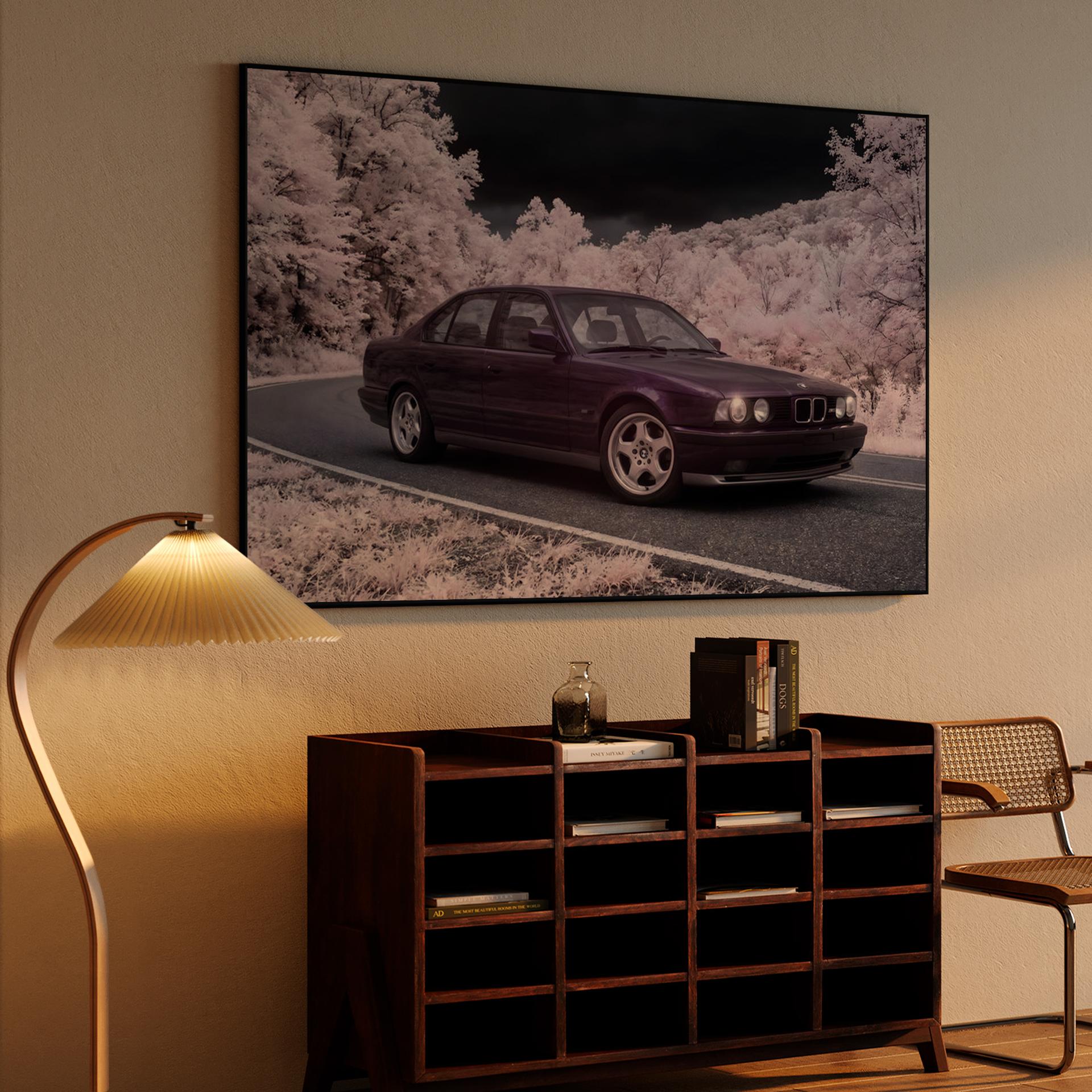 BMW E34 M5: Infrared Forest Dreamscape