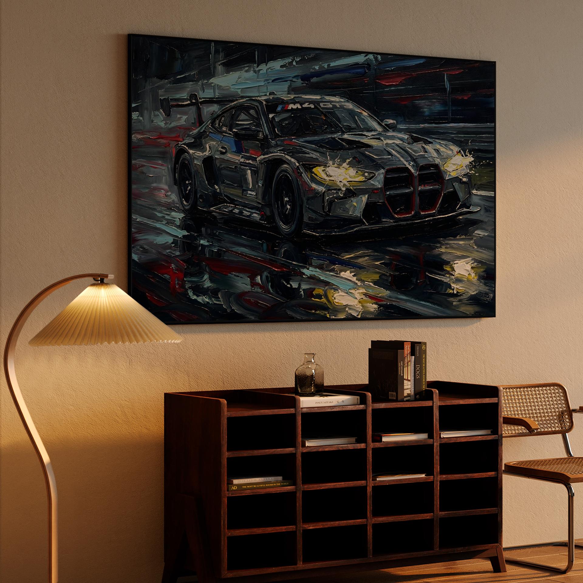 BMW M4 GT3 Night Rain Impasto