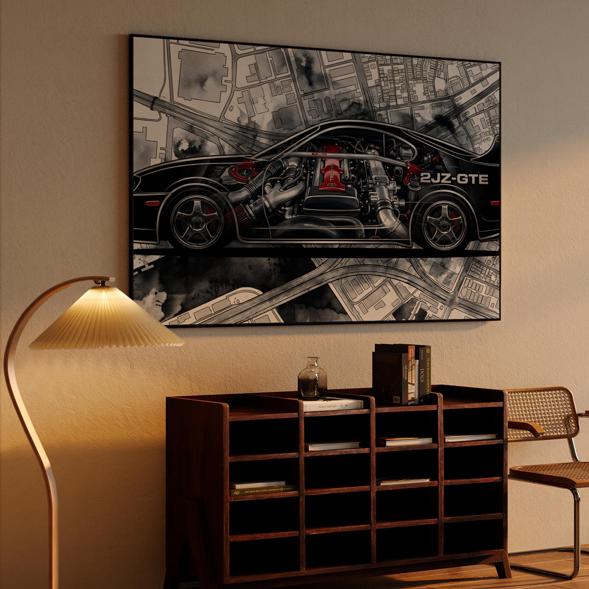 Mechanical Heart: Supra A80 2JZ Urban Cutaway