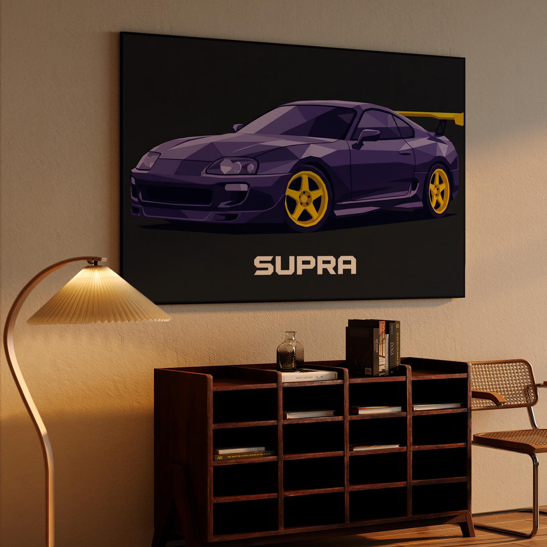 Low Poly Toyota Supra A80