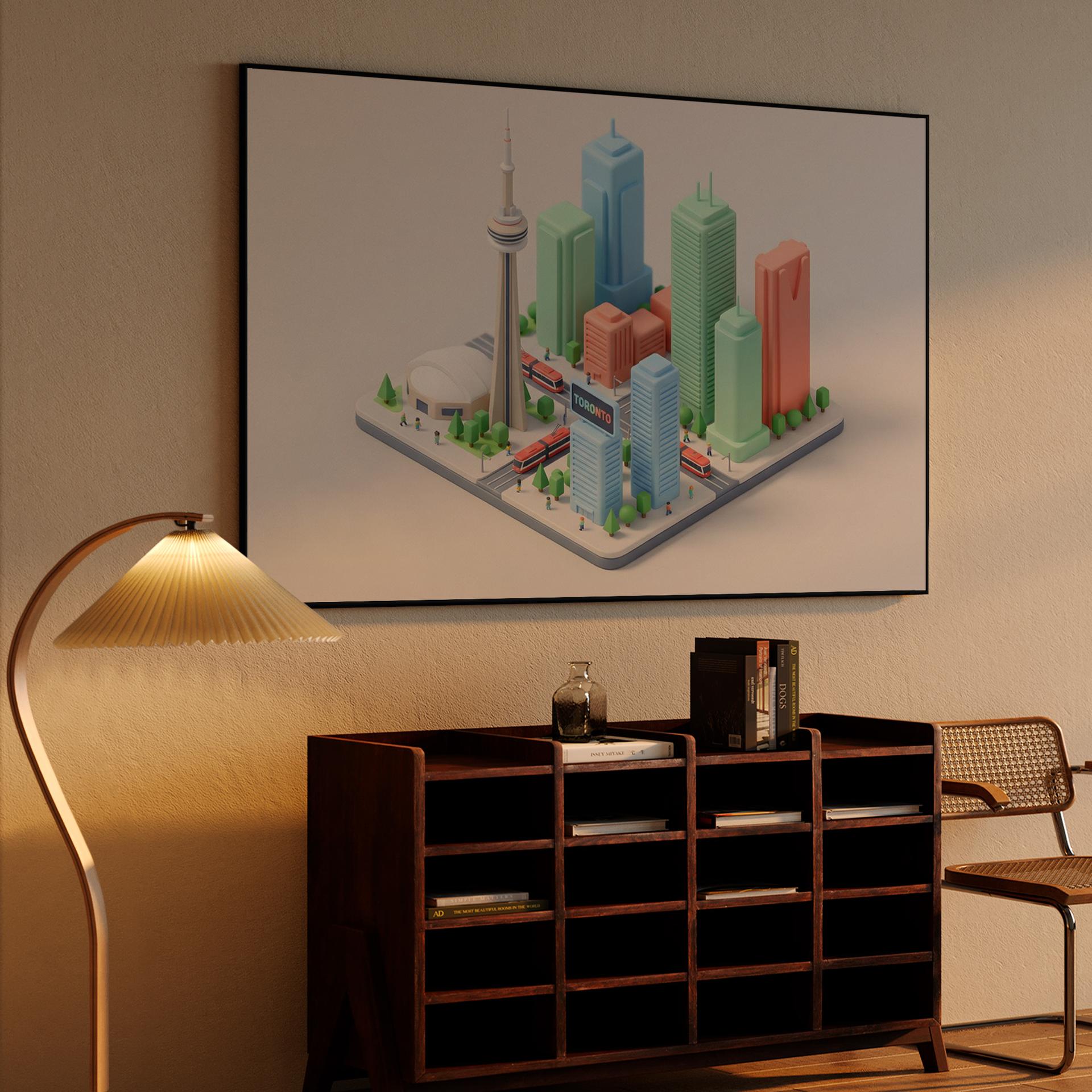 Miniature Metropolis: Toronto Isometric Diorama