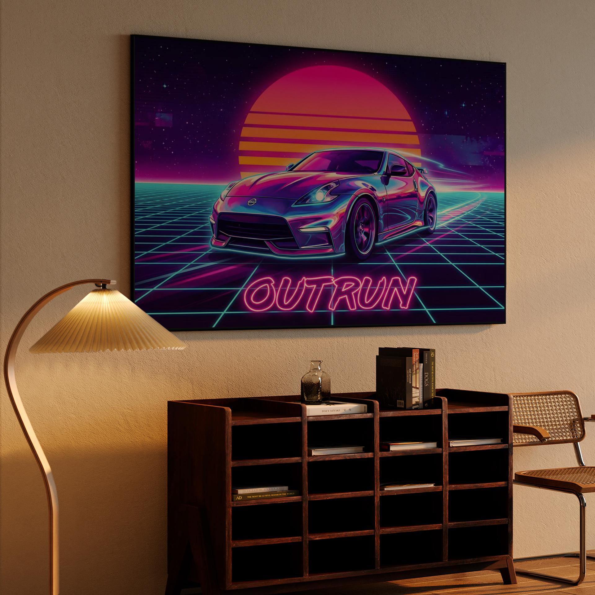 Nissan 370Z Outrun Synthwave Speed