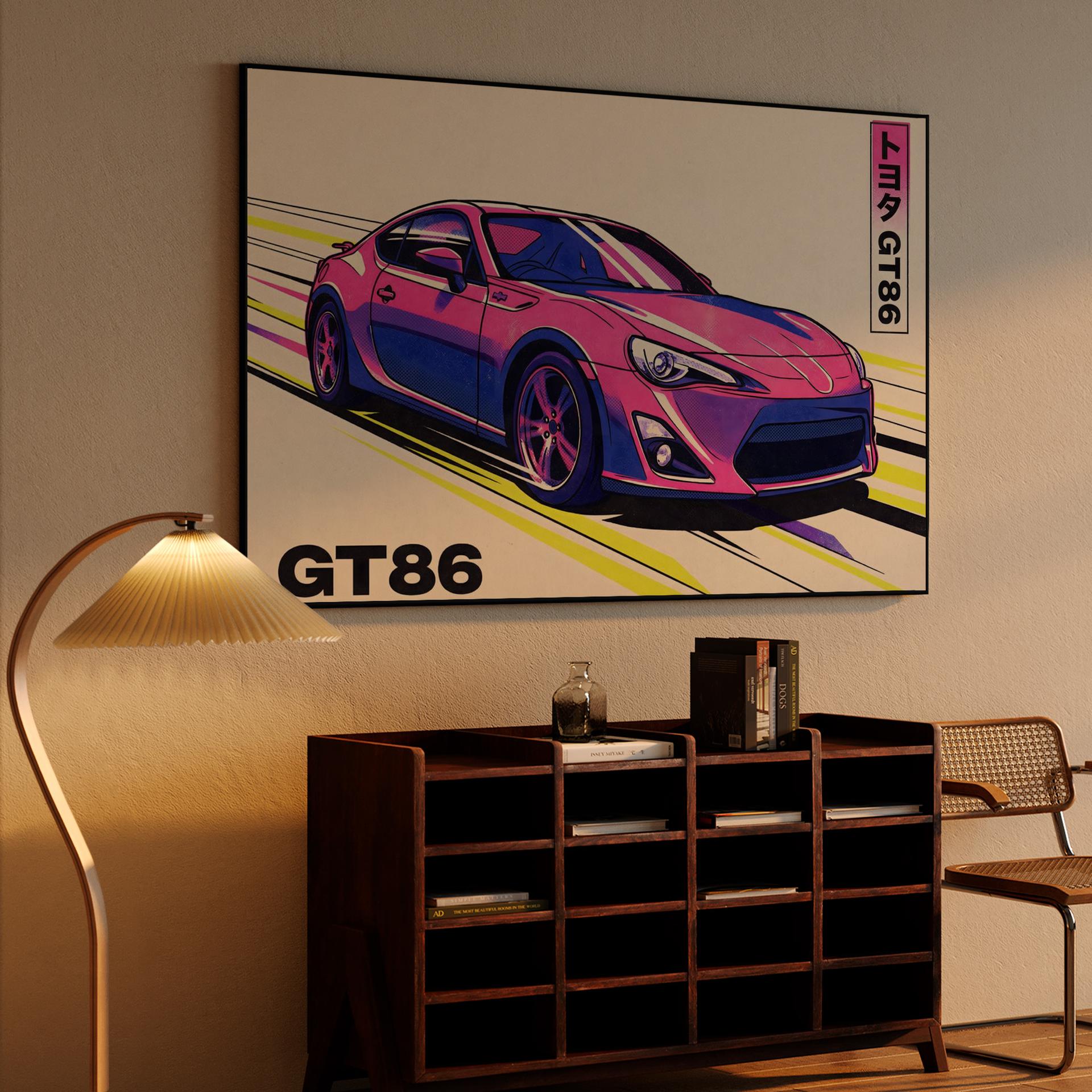 Toyota GT86 Neon Pulse Illustration