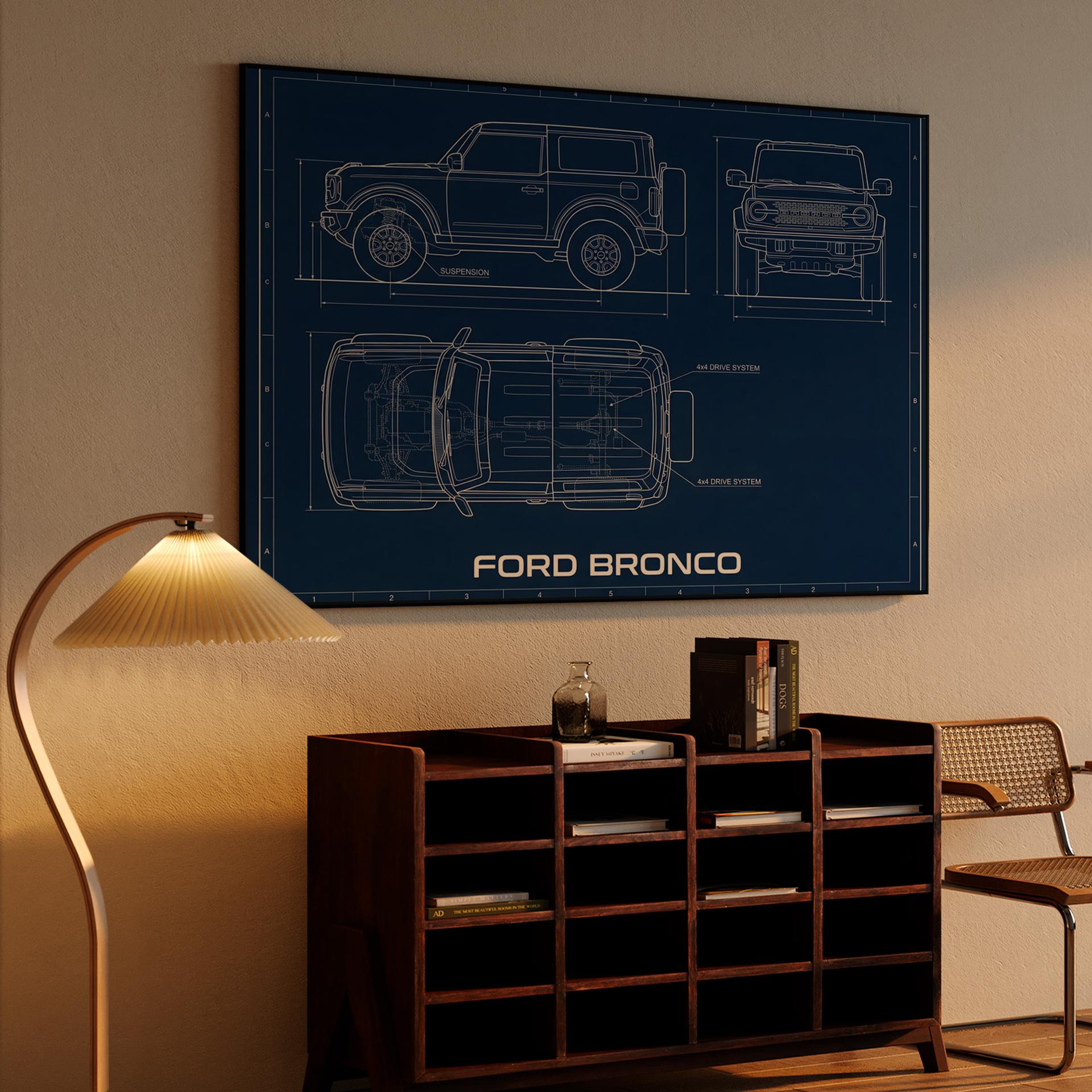 Ford Bronco Engineering Blueprint