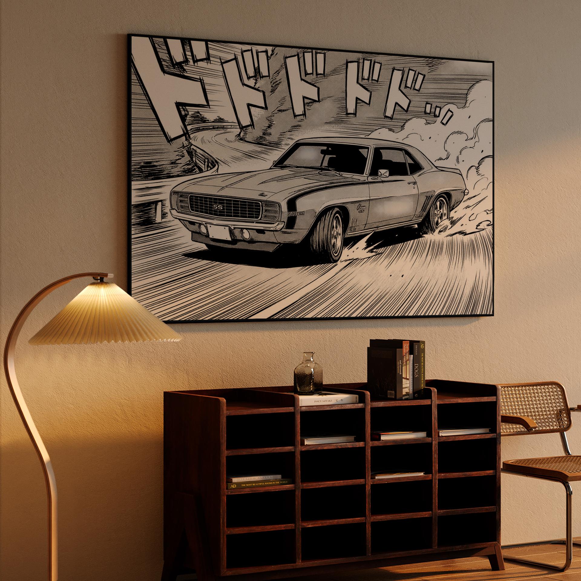 Manga Drift: 1969 Camaro SS Touge Attack