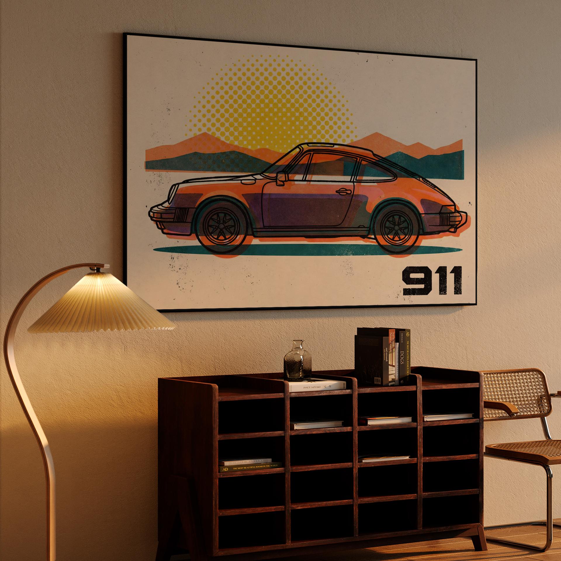 Classic Porsche 911 Retro Horizon