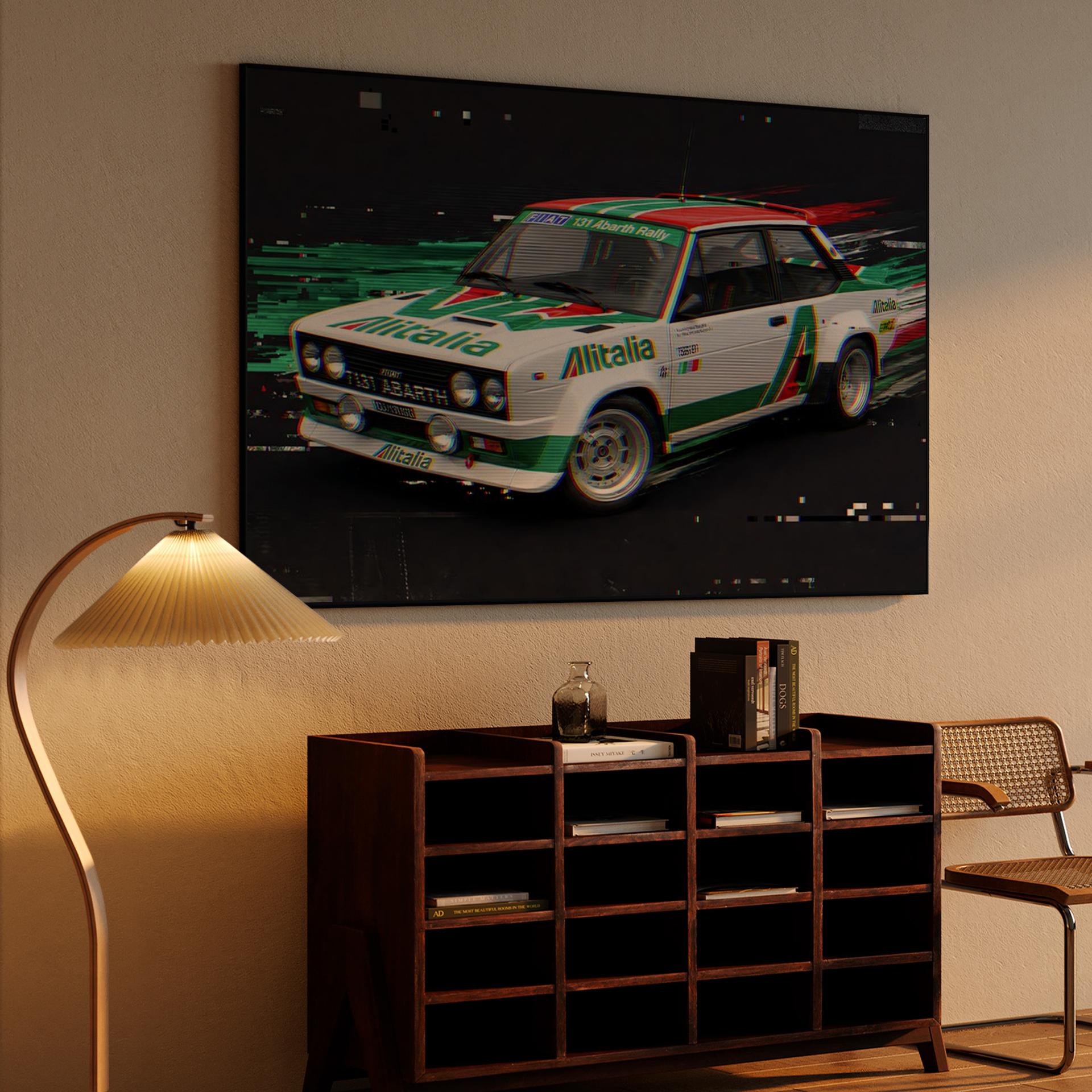 Fiat 131 Abarth Rally Alitalia Glitch Edition