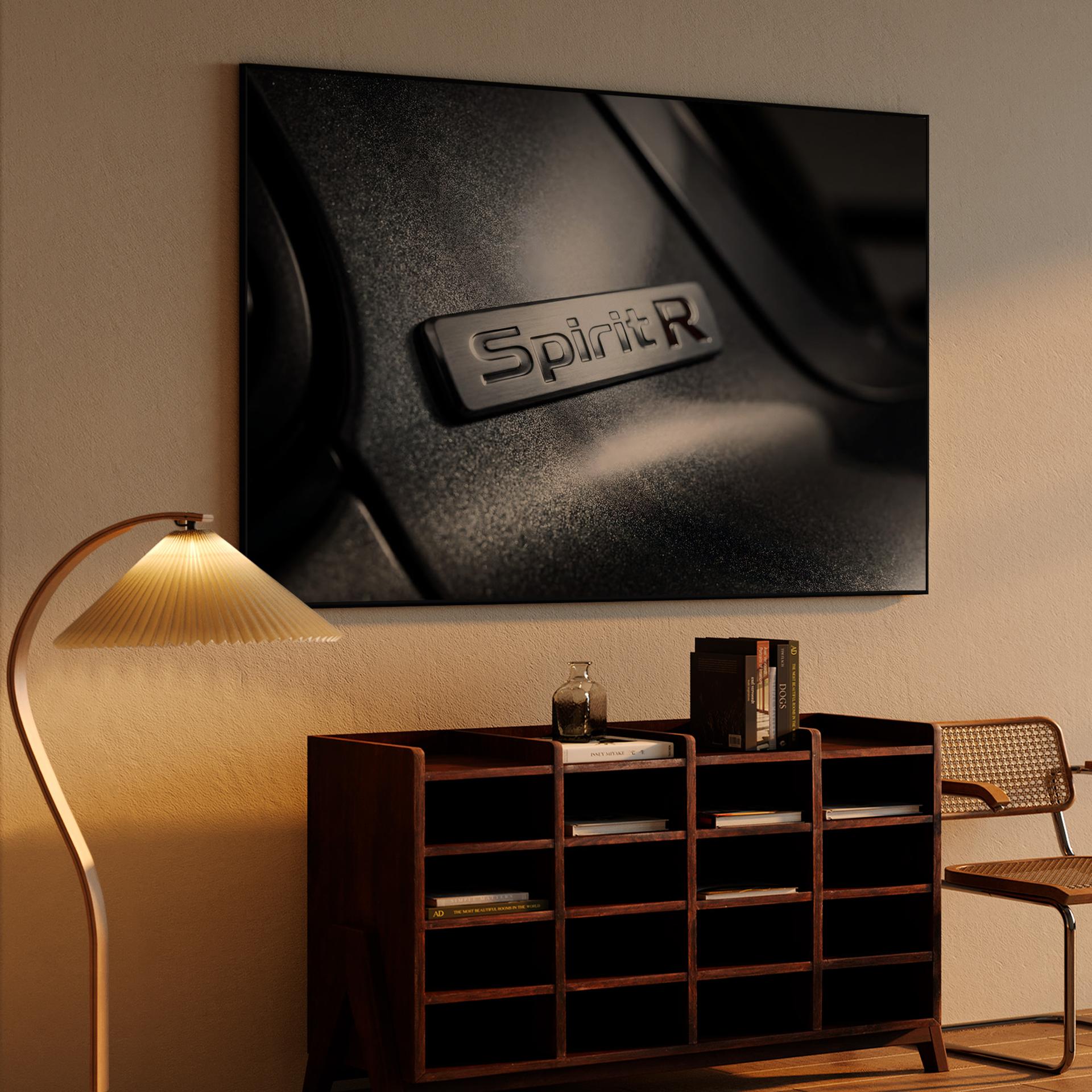 Mazda RX-7 Spirit R Emblem: Metallic Detail