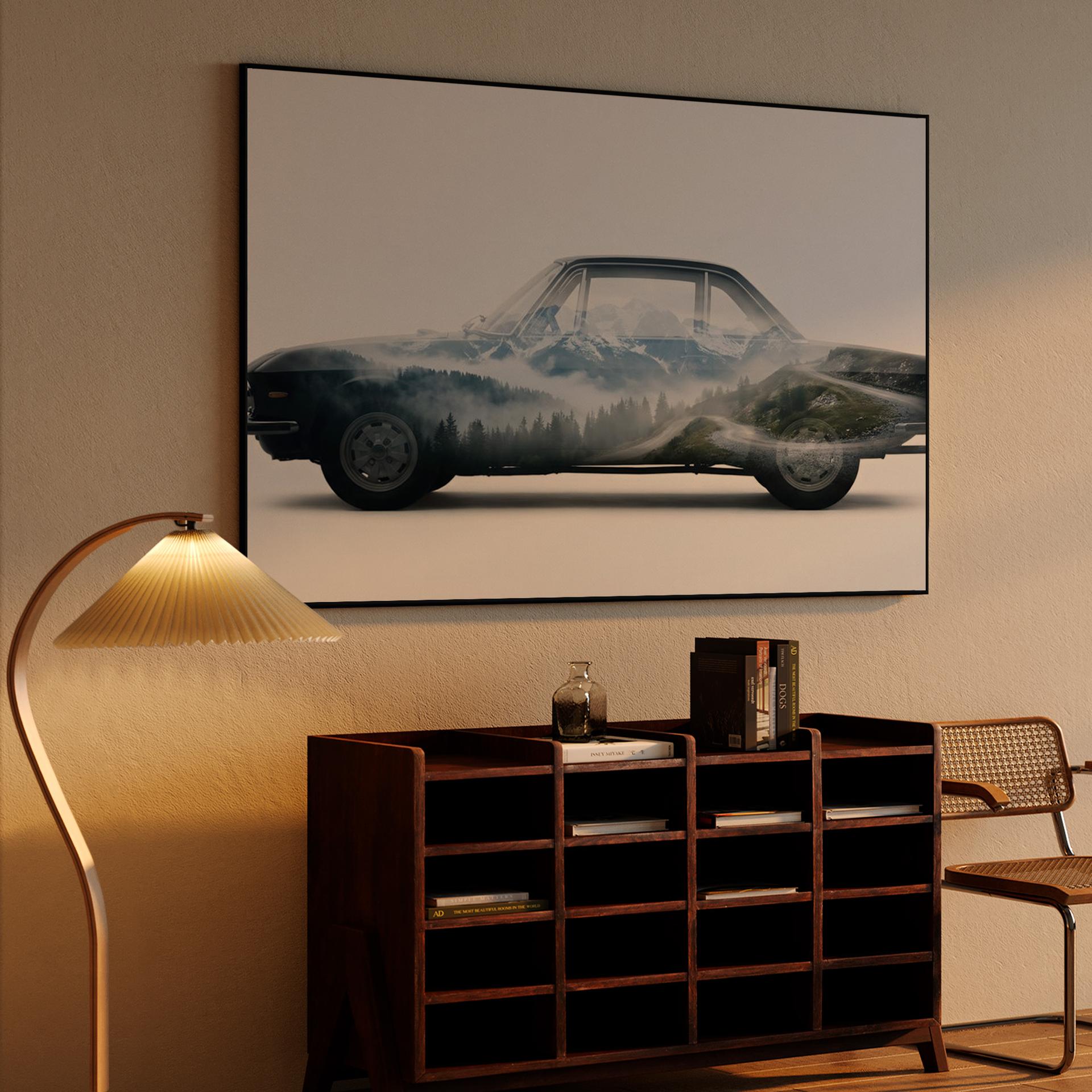 Lancia Fulvia Alpine Double Exposure