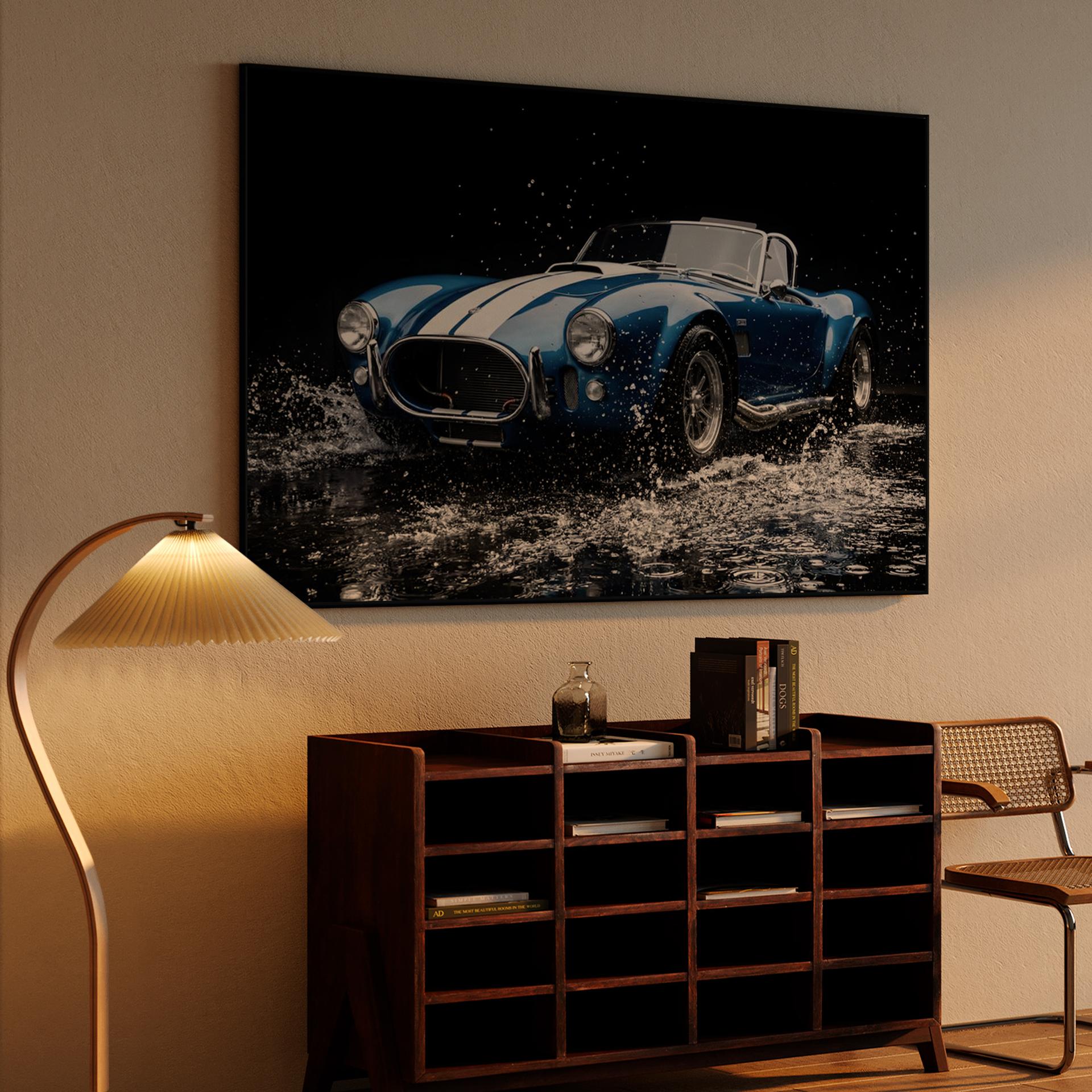 Shelby Cobra: Dynamic Water Splash