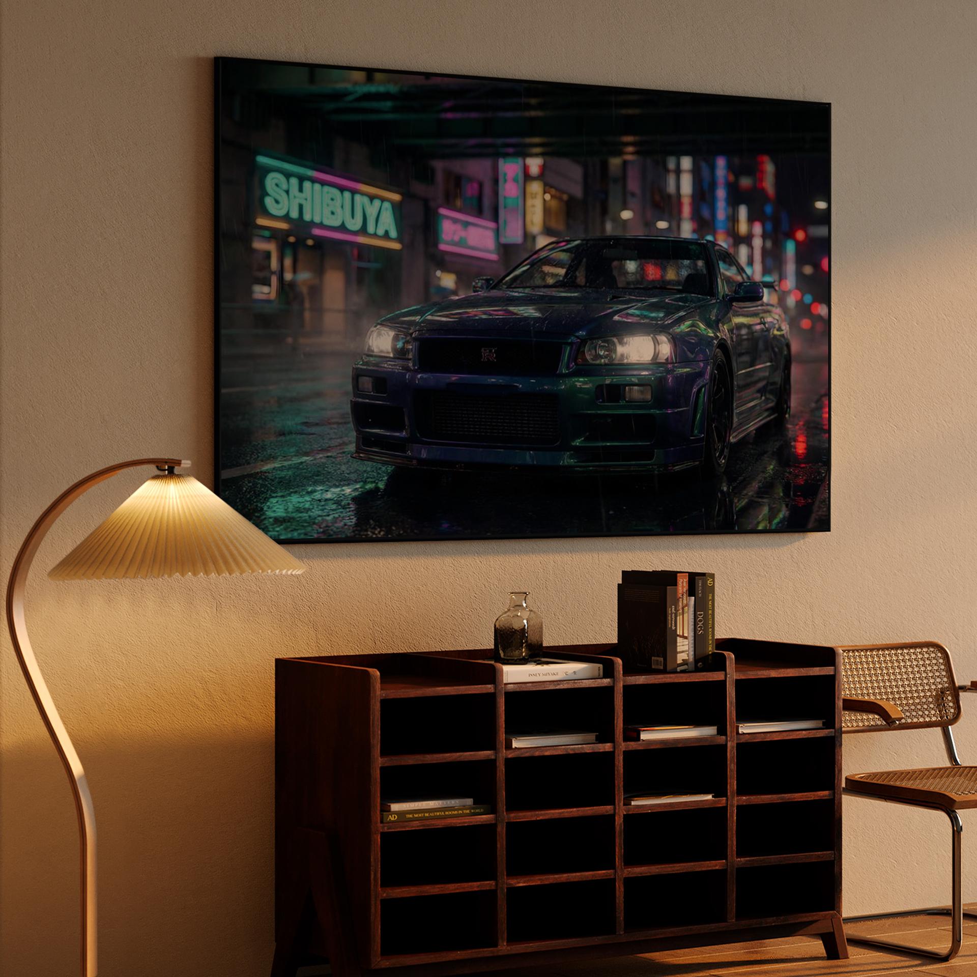 Midnight in Shibuya Skyline R34