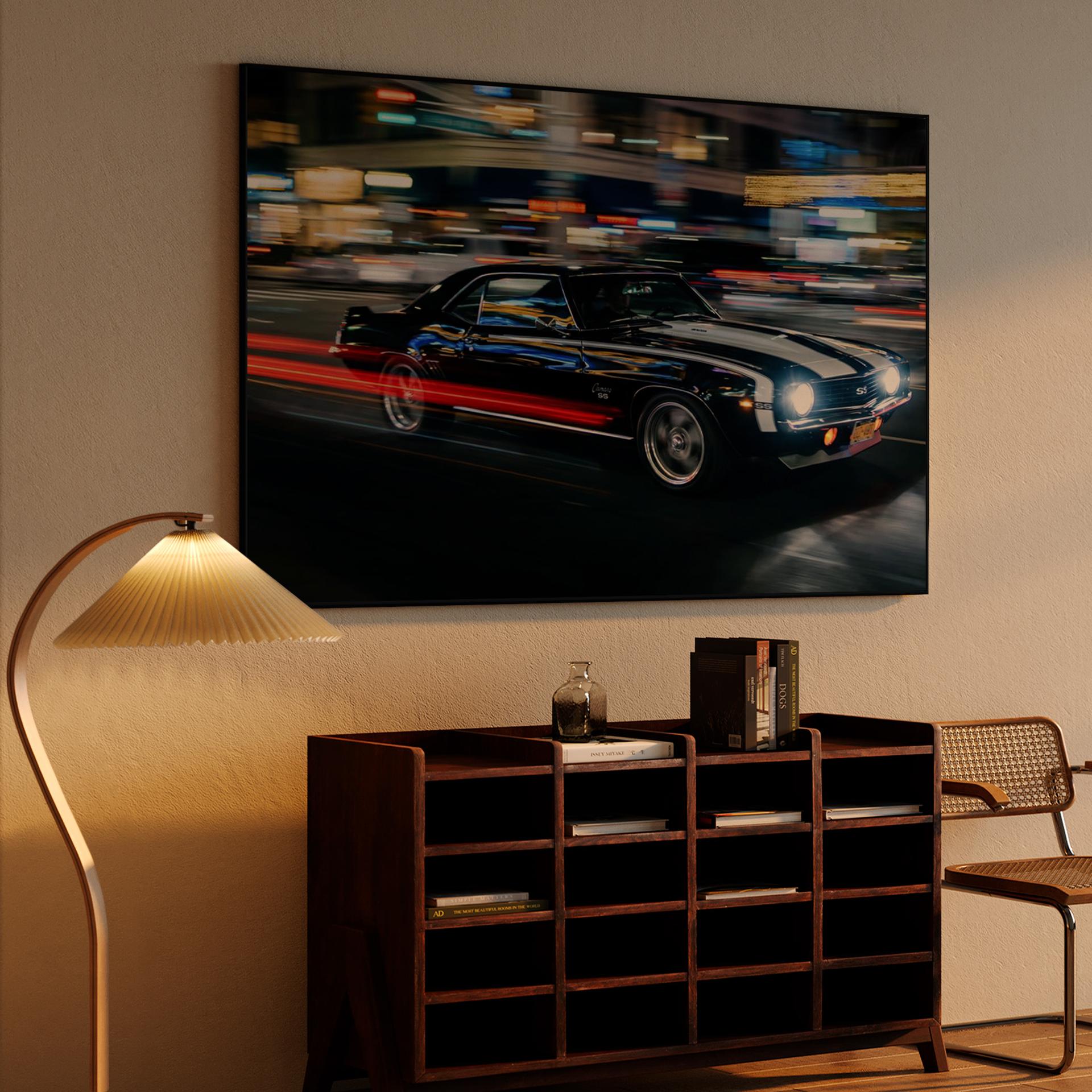 Midnight Sprint: Camaro SS Urban Motion