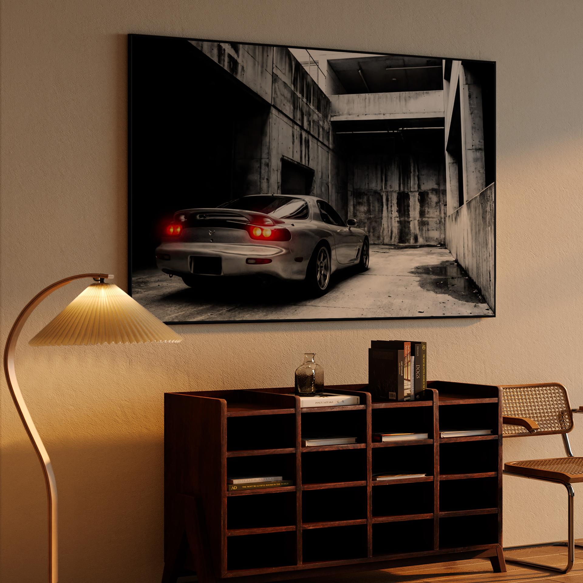 Silver RX-7: Industrial Aura