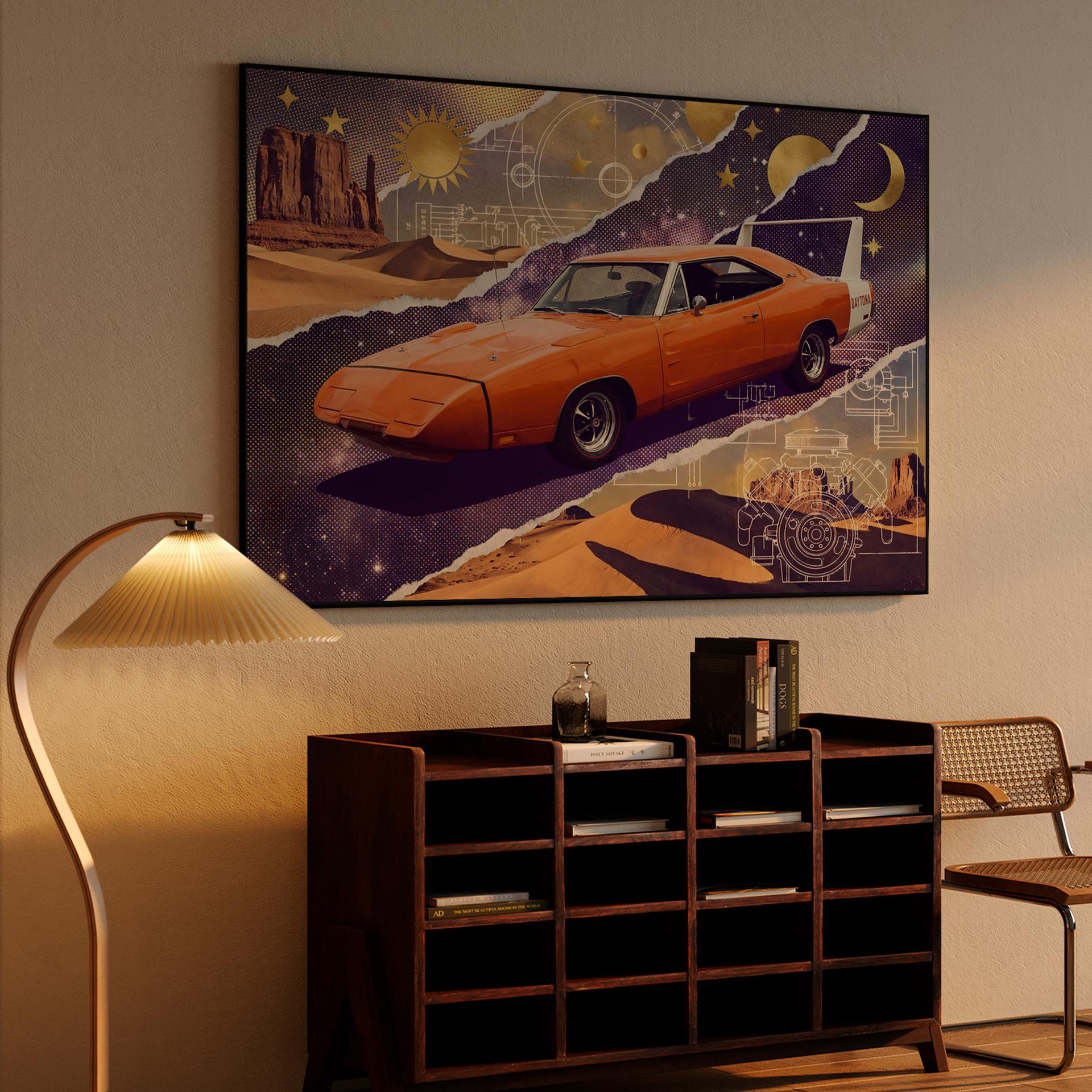 Charger Daytona: Celestial Aero Warrior Collage