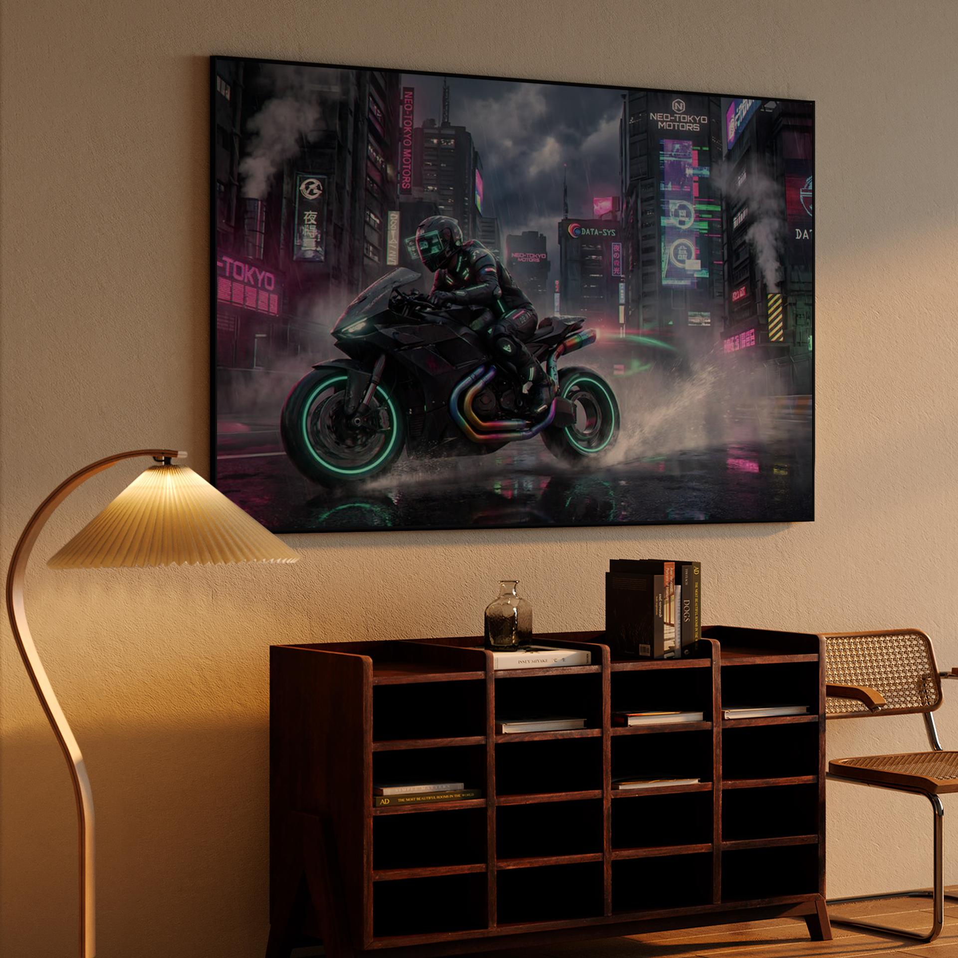 Neon Pulse: Cyberpunk Night Rider