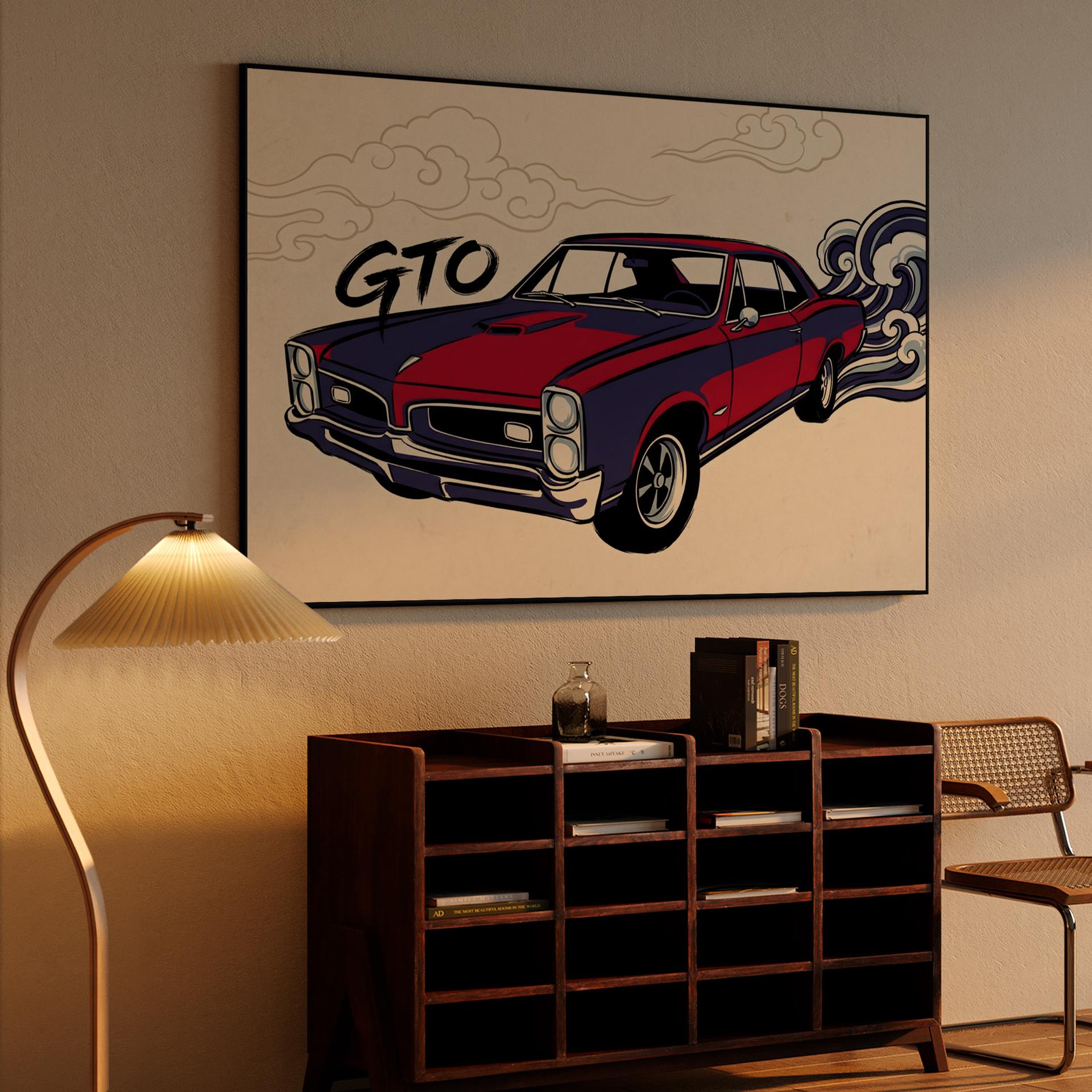 Pontiac GTO: Ukiyo-e Wave Rider